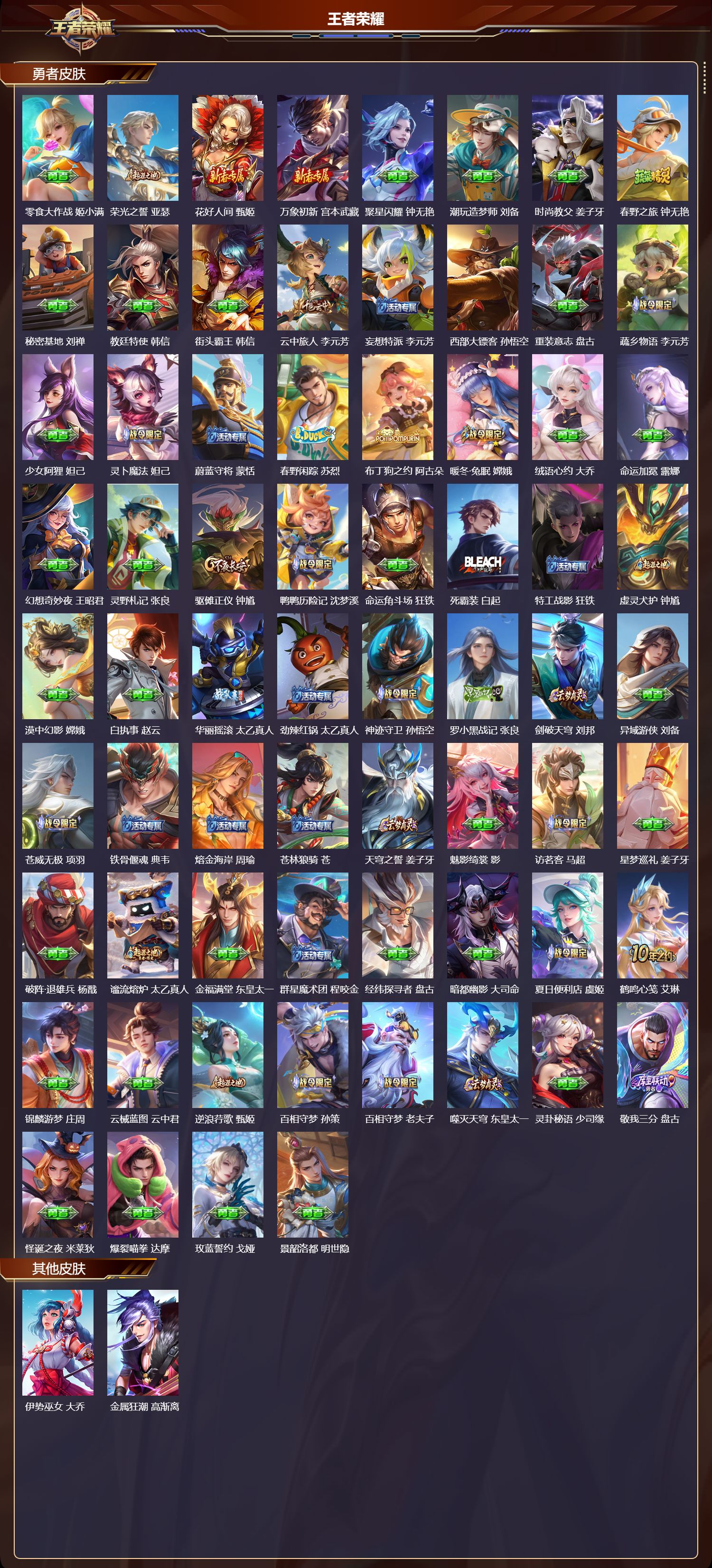 WZQM3474984王者荣耀账号详情图6