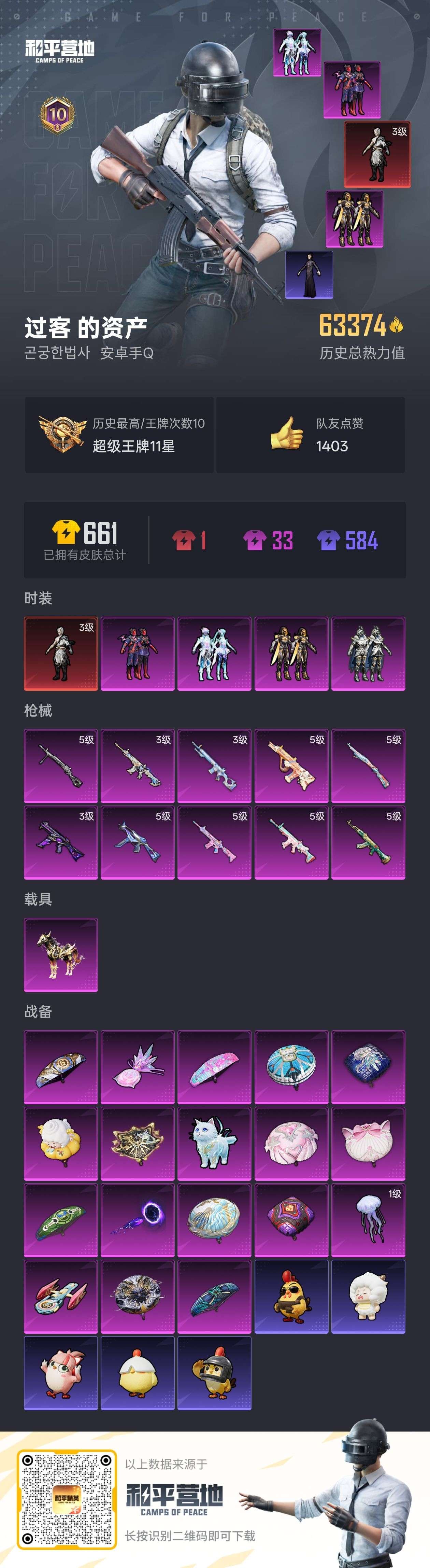 HPSJ3453724和平精英账号详情图3 HPSJ3453724和平精英账号详情图3