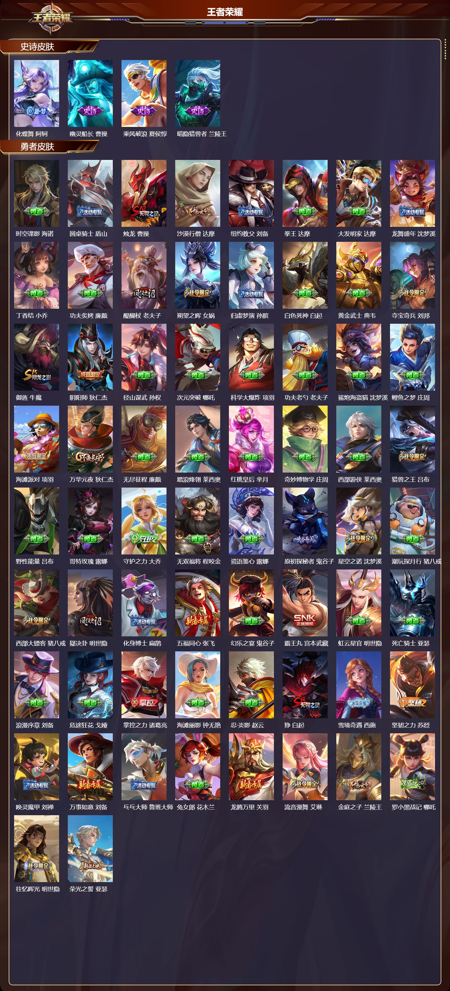 WZQM3475020王者荣耀账号详情图4