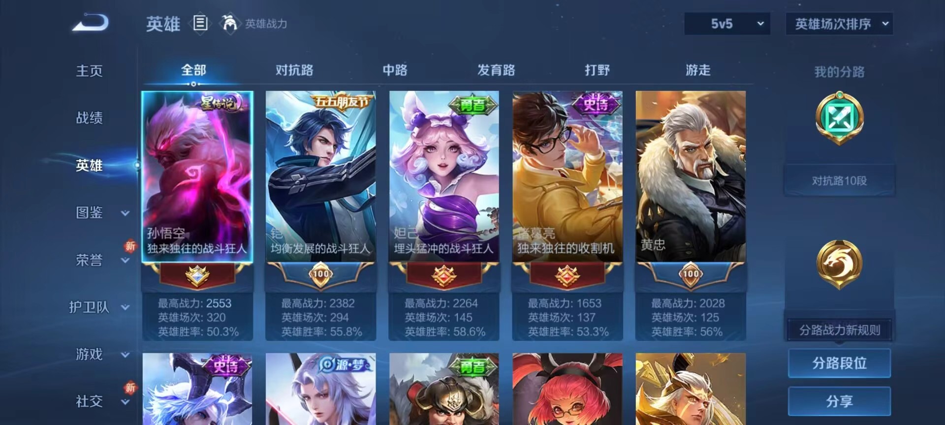 WZCMW416011王者荣耀账号详情图5