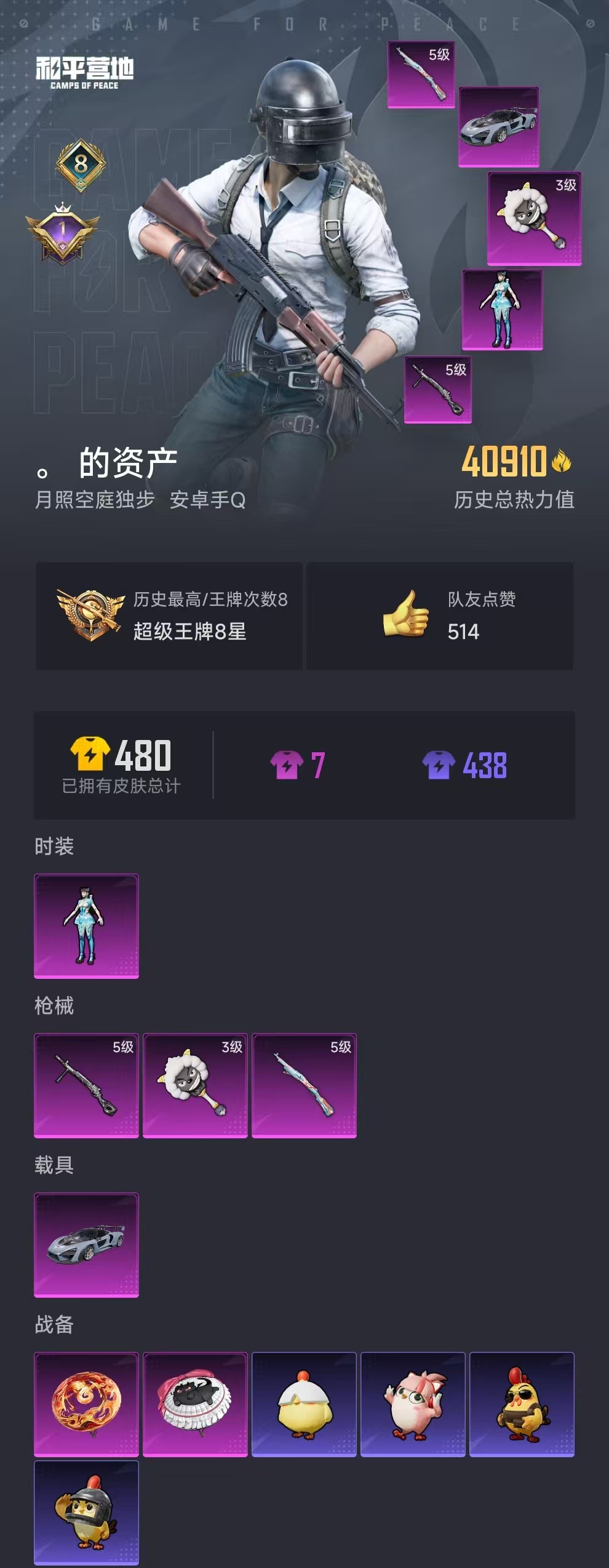 HPZM41331和平精英账号详情图2