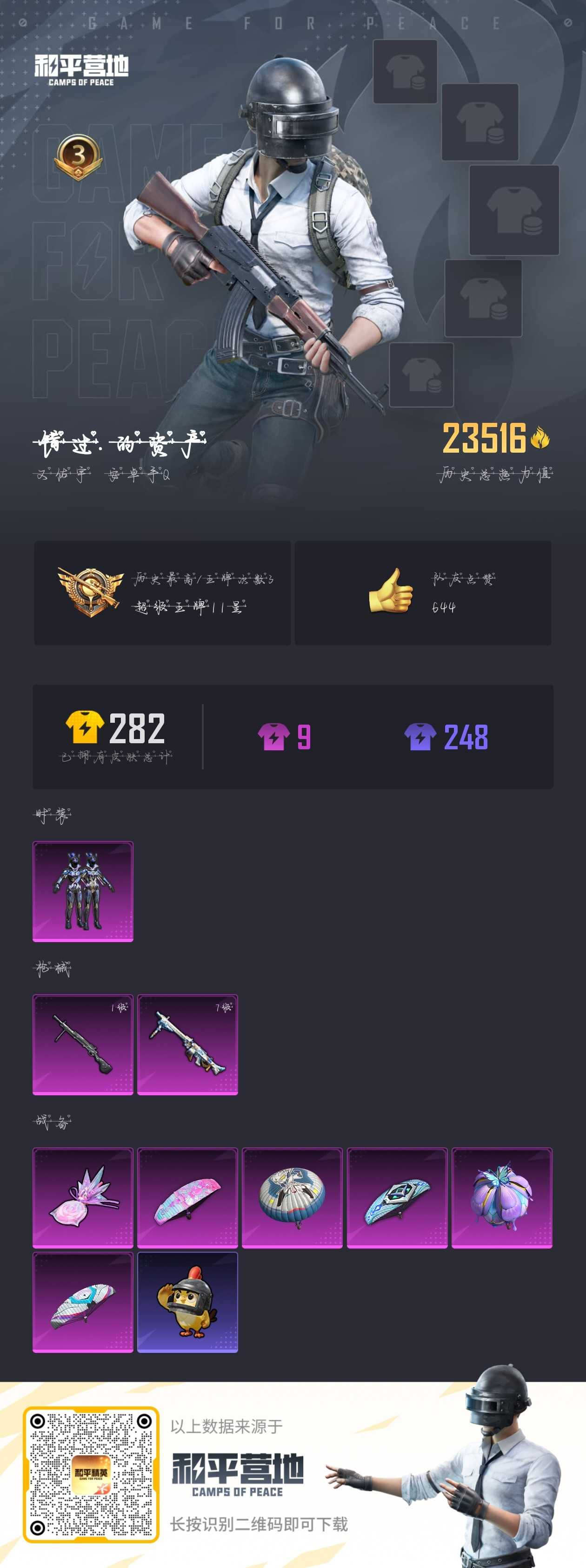 HPSJ3454877和平精英账号详情图2 HPSJ3454877和平精英账号详情图2