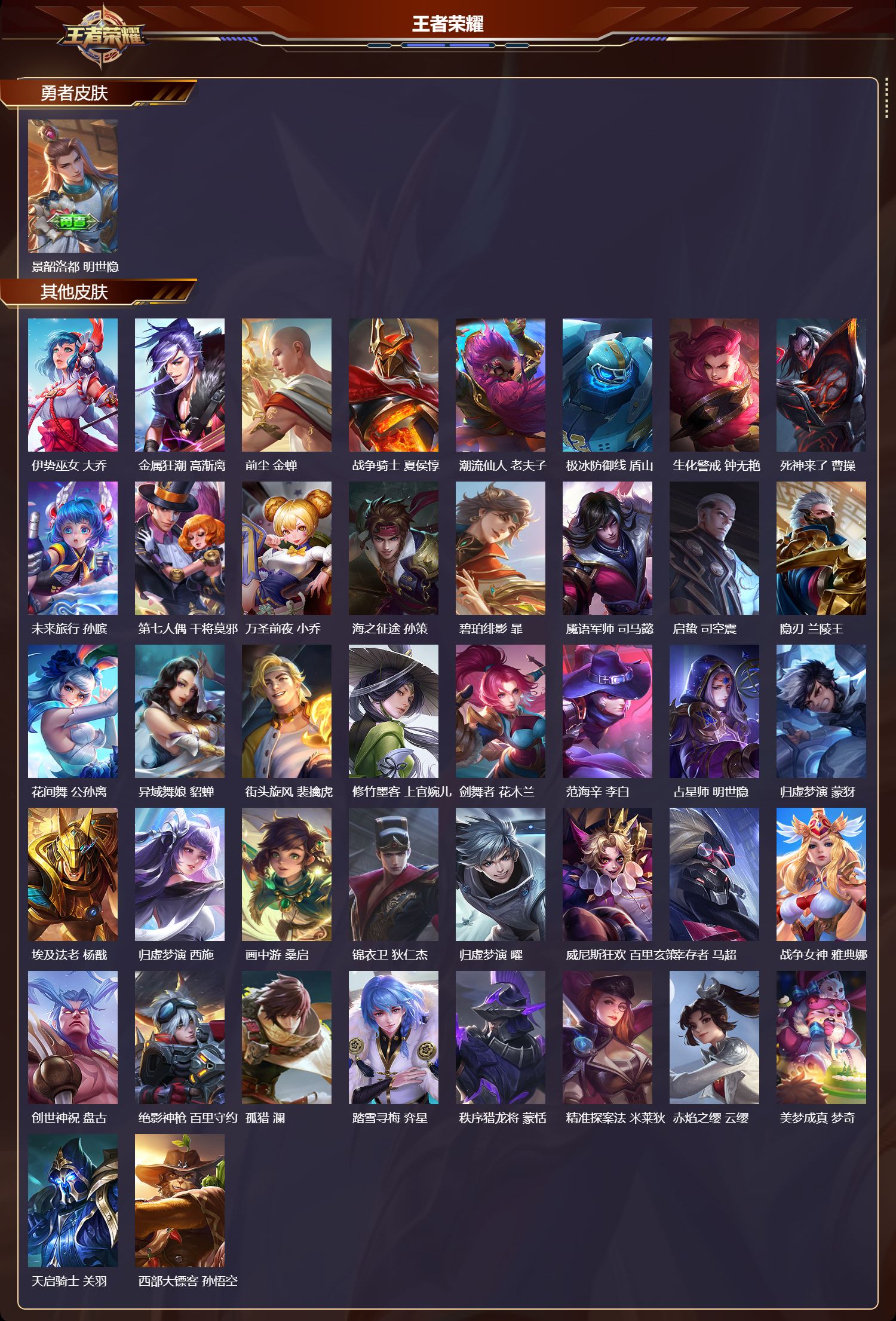 WZMK3476649王者荣耀账号详情图4