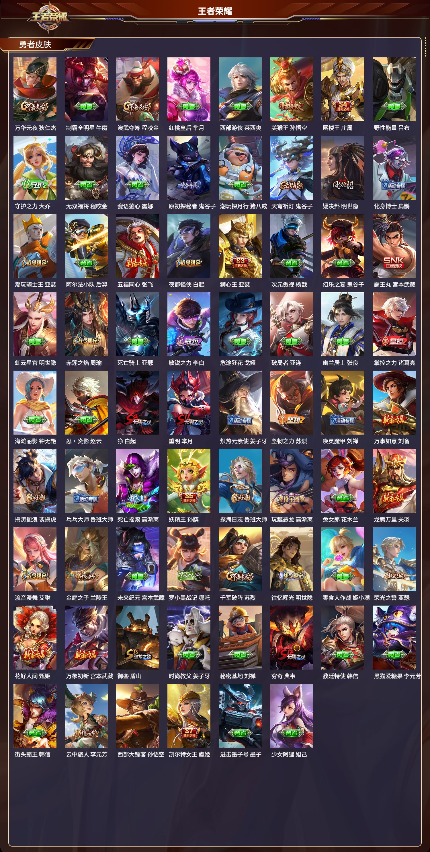 WZCMW416117王者荣耀账号详情图10