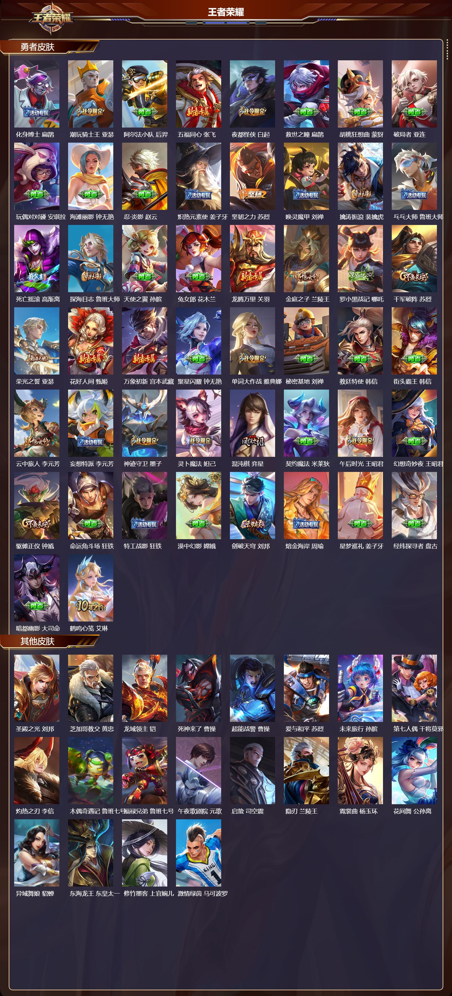 WZQM3476638王者荣耀账号详情图5