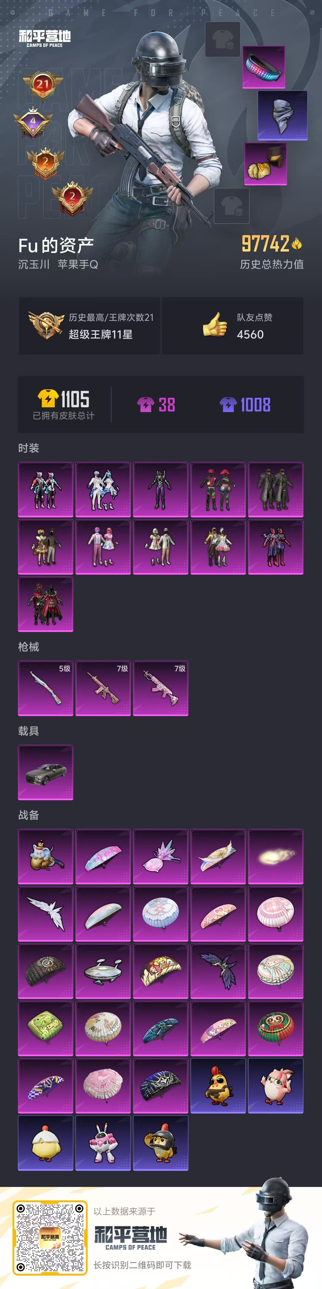 HPSJ3454932和平精英账号详情图3 HPSJ3454932和平精英账号详情图3