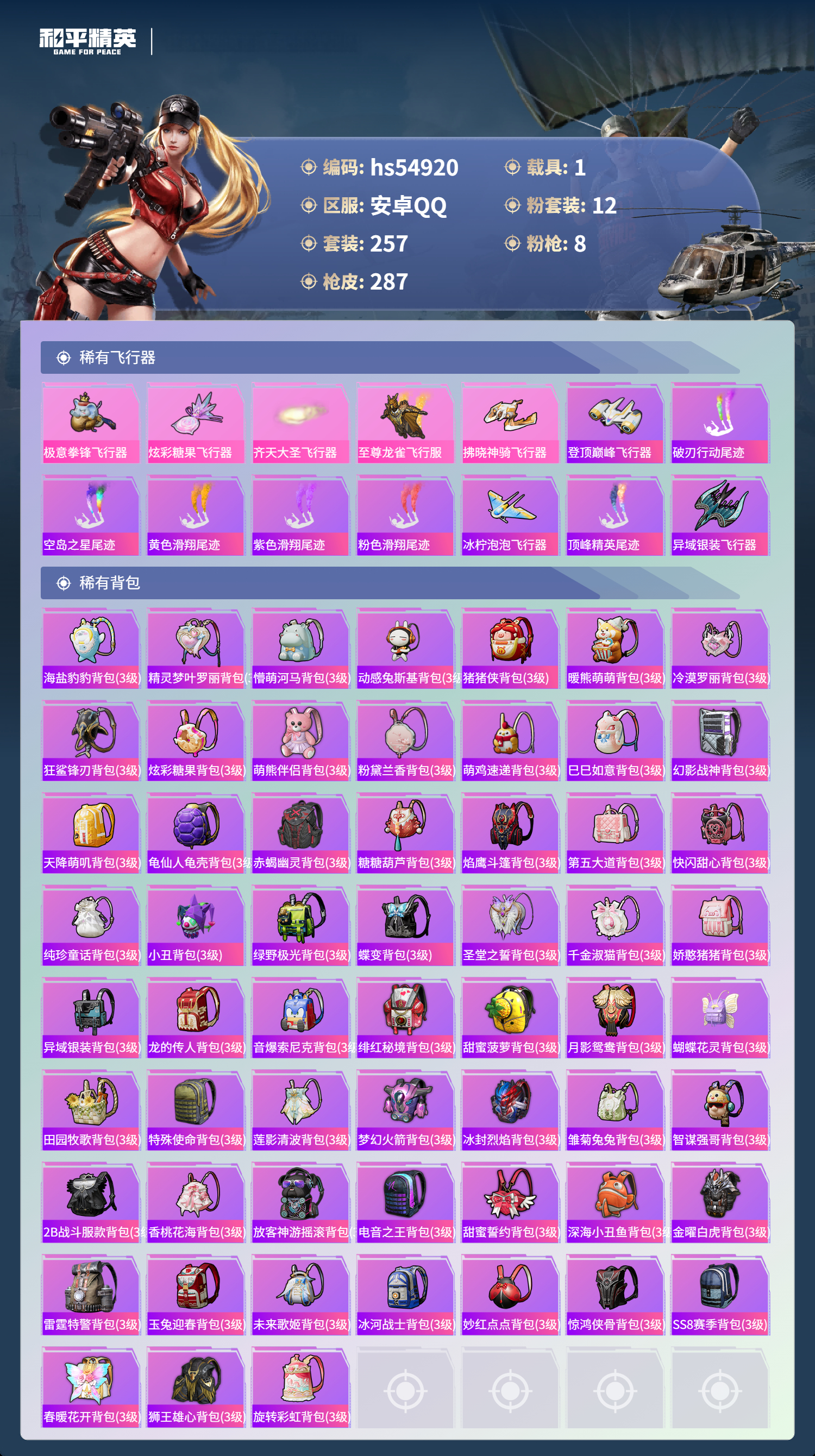 HPSJ3451746和平精英账号详情图11 HPSJ3451746和平精英账号详情图11