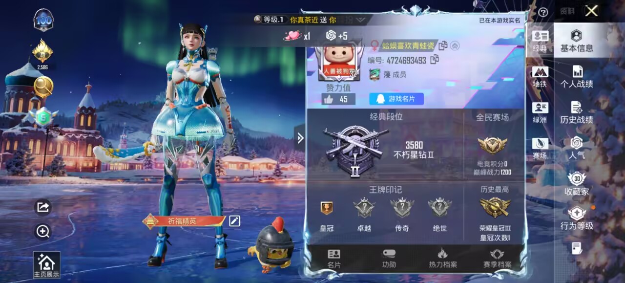 HPSJ3454959和平精英账号详情图3 HPSJ3454959和平精英账号详情图3