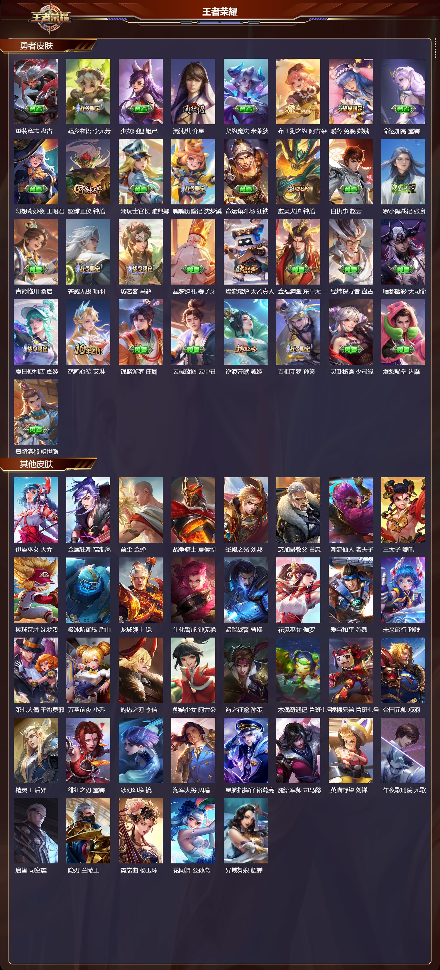 WZMK3476644王者荣耀账号详情图6