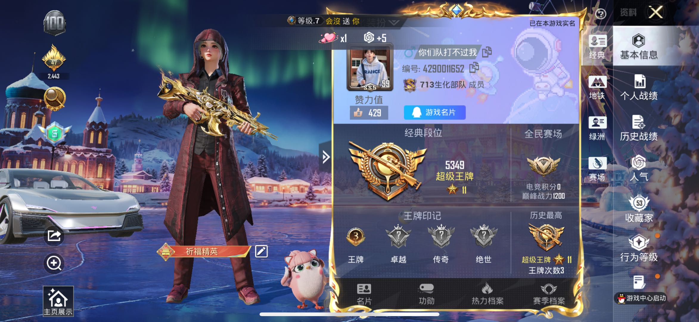 HPCMW49896和平精英账号详情图4