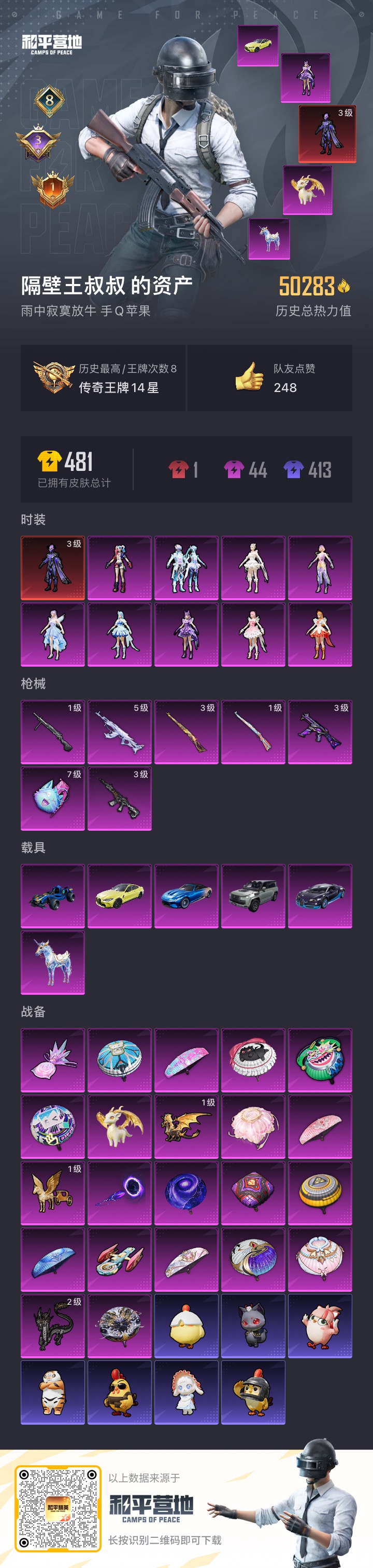 HPCMW414578和平精英账号详情图12 HPCMW414578和平精英账号详情图12