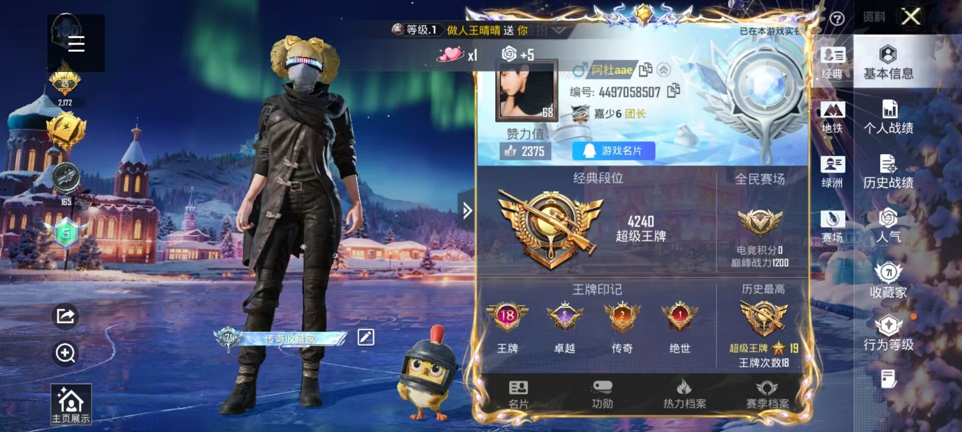 HPSJ3454869和平精英账号详情图2