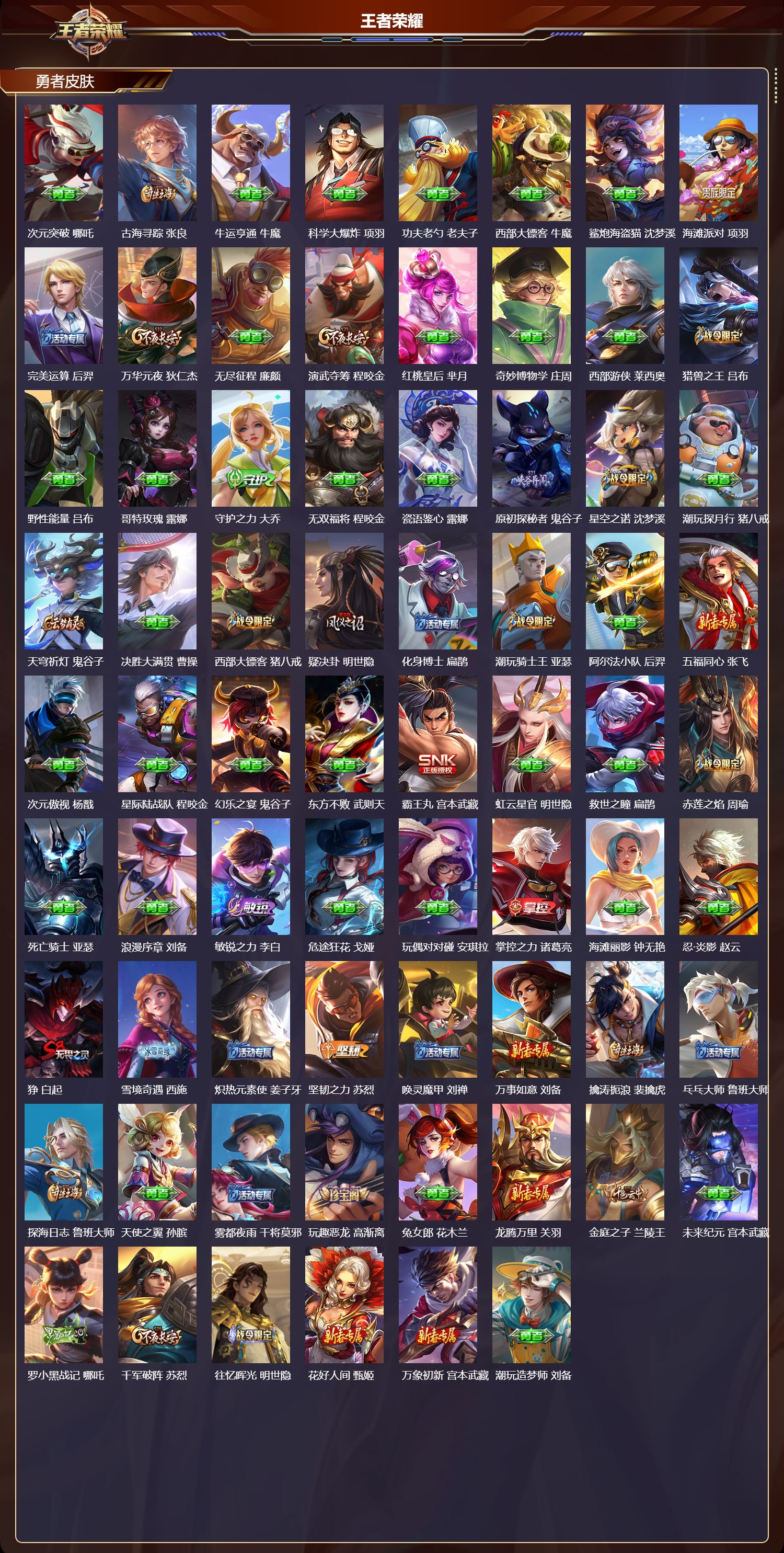 WZMK3476622王者荣耀账号详情图4