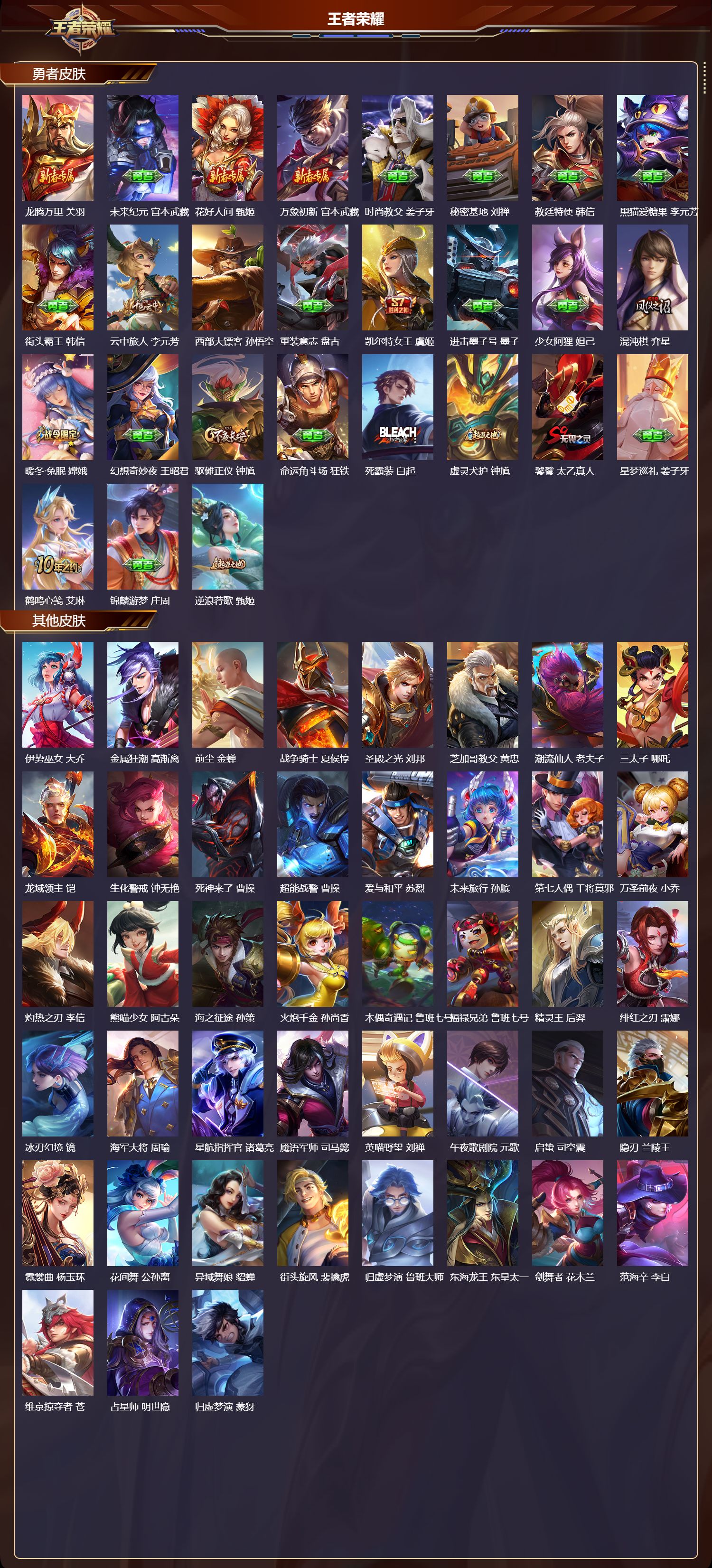 WZQM3476635王者荣耀账号详情图5