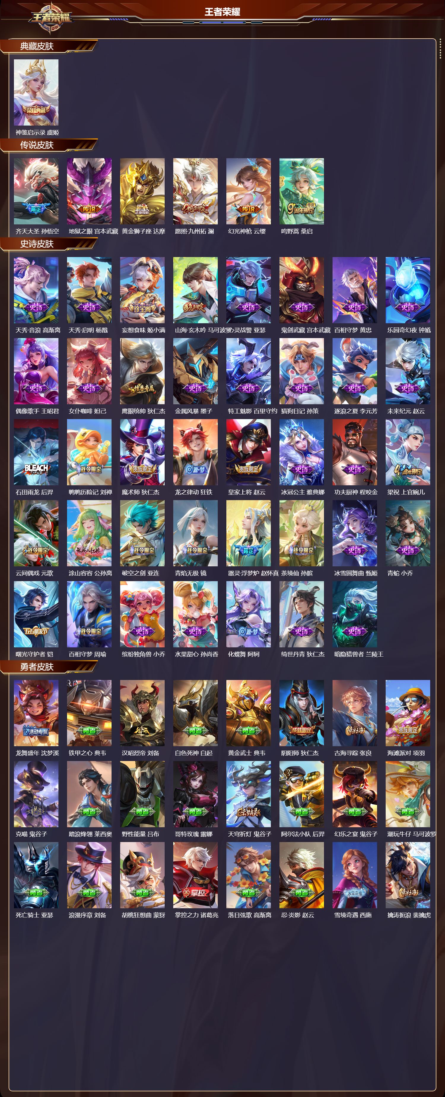 WZMK3476624王者荣耀账号详情图2 WZMK3476624王者荣耀账号详情图2