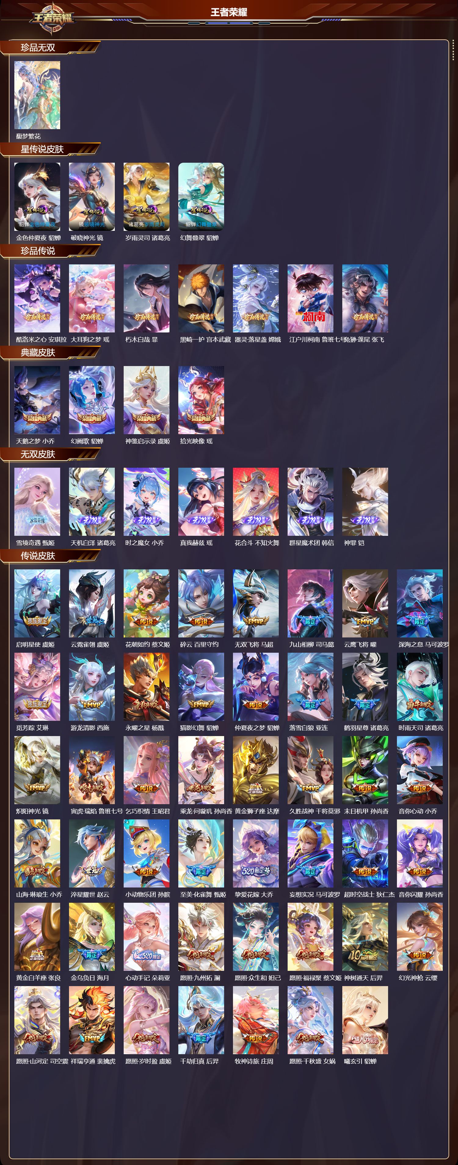 WZQM3476611王者荣耀账号详情图3