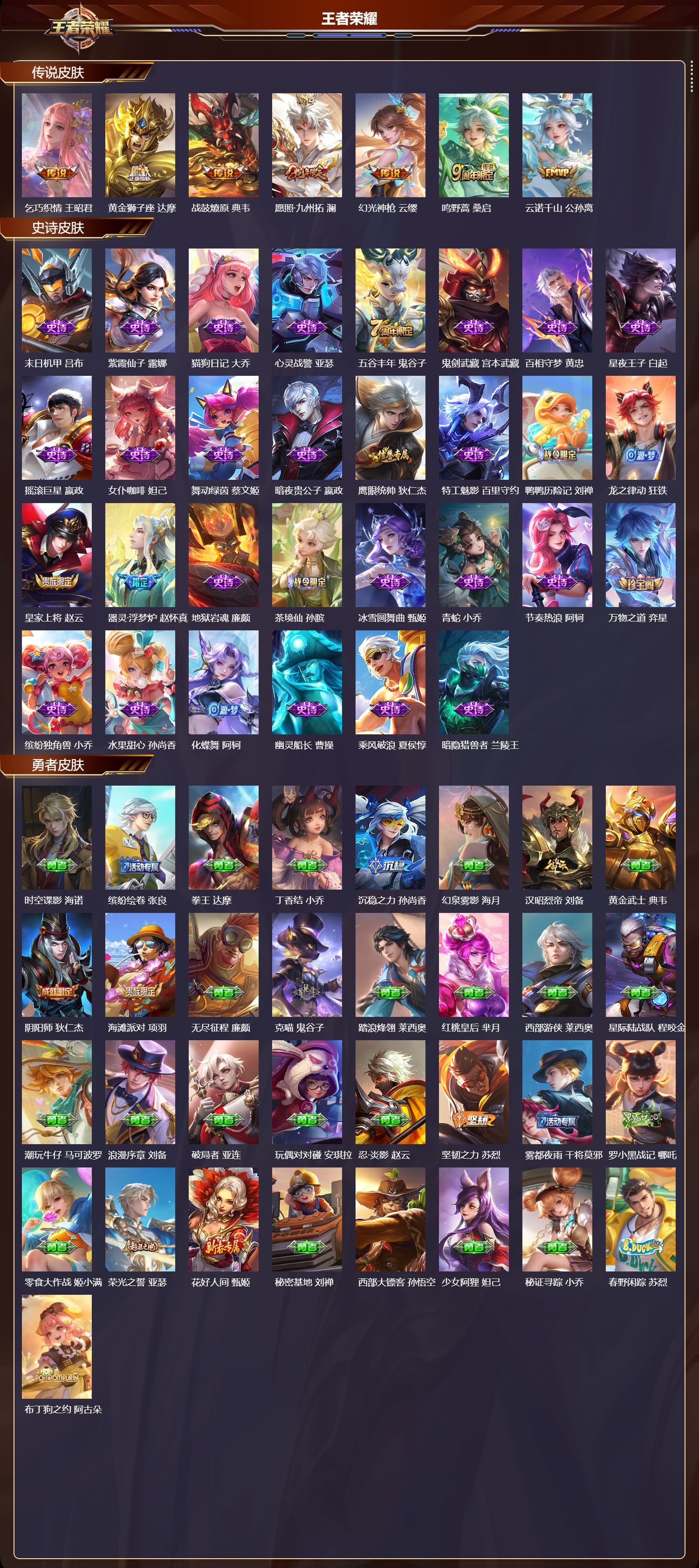 WZCMW416100王者荣耀账号详情图6