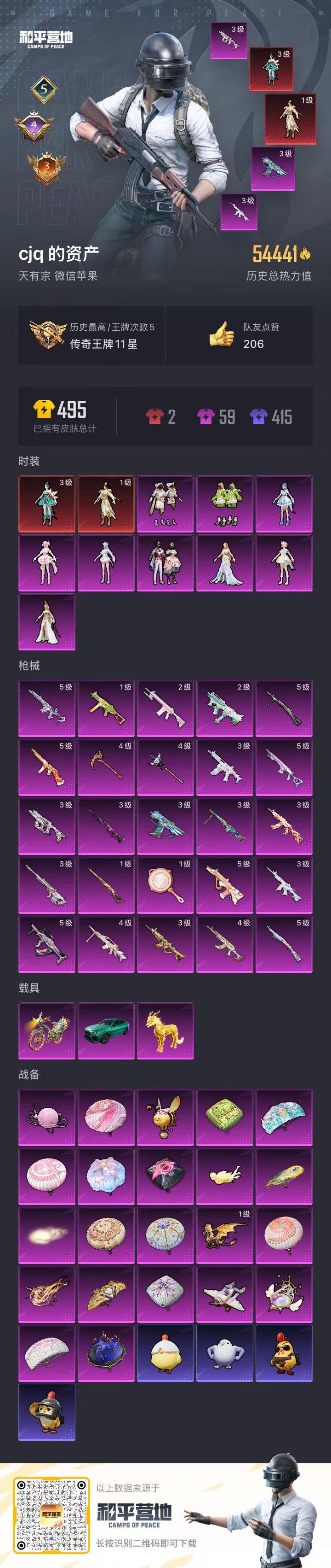 HPSJ3451693和平精英账号详情图4 HPSJ3451693和平精英账号详情图4