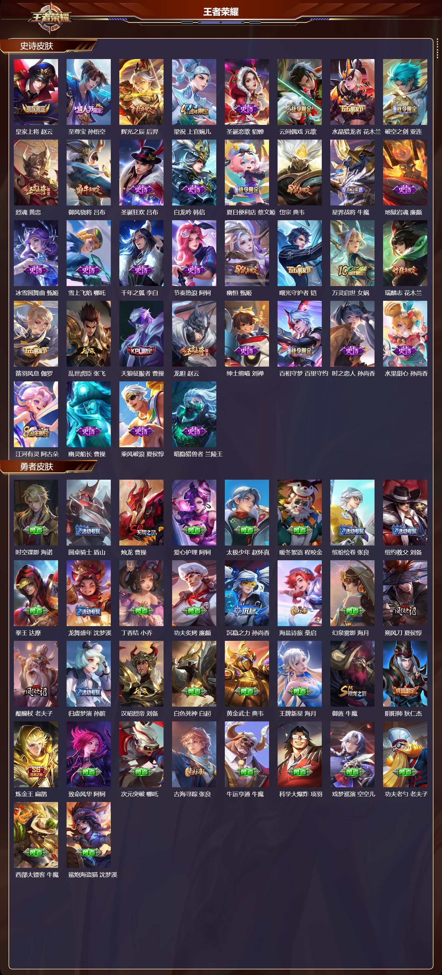 WZQM3476660王者荣耀账号详情图4