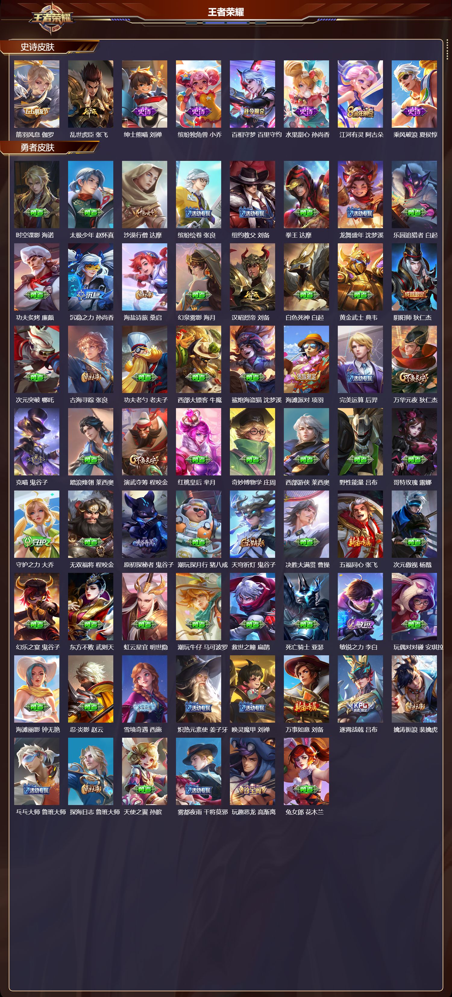 WZQM3476616王者荣耀账号详情图4