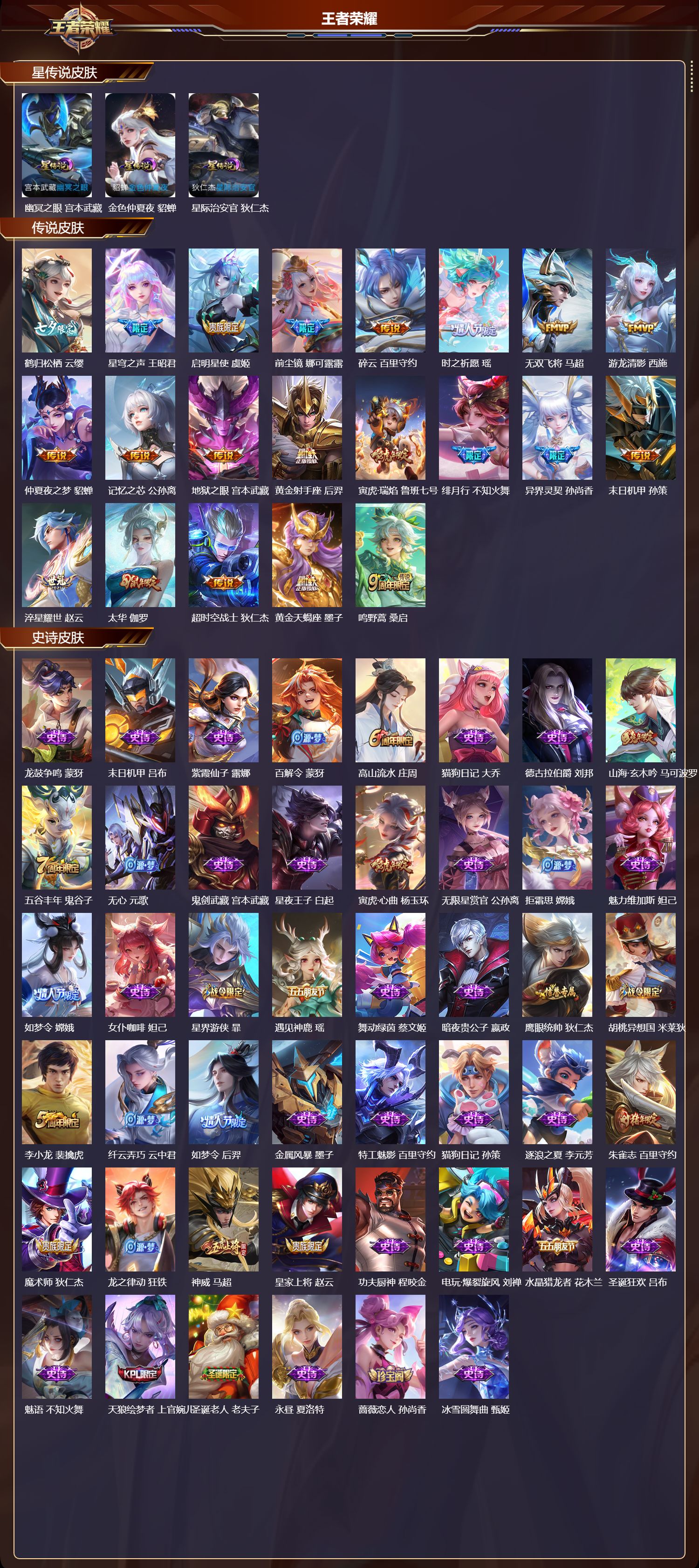 WZMK3476620王者荣耀账号详情图2