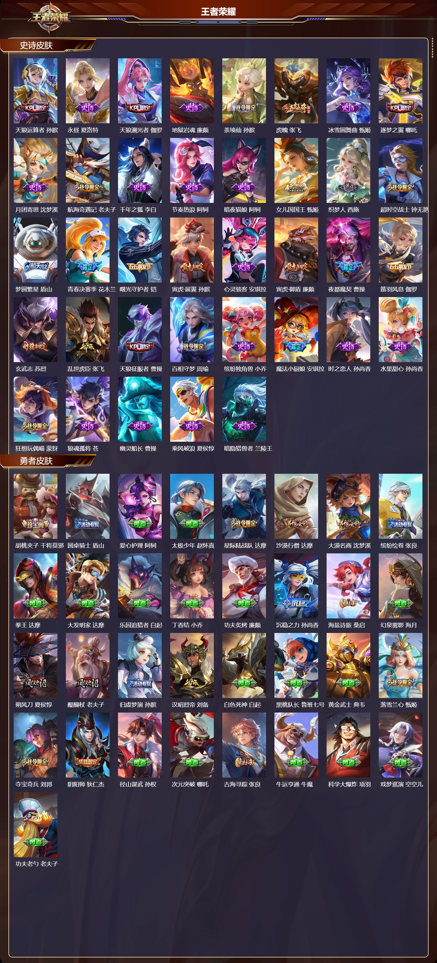 WZMK3476644王者荣耀账号详情图4