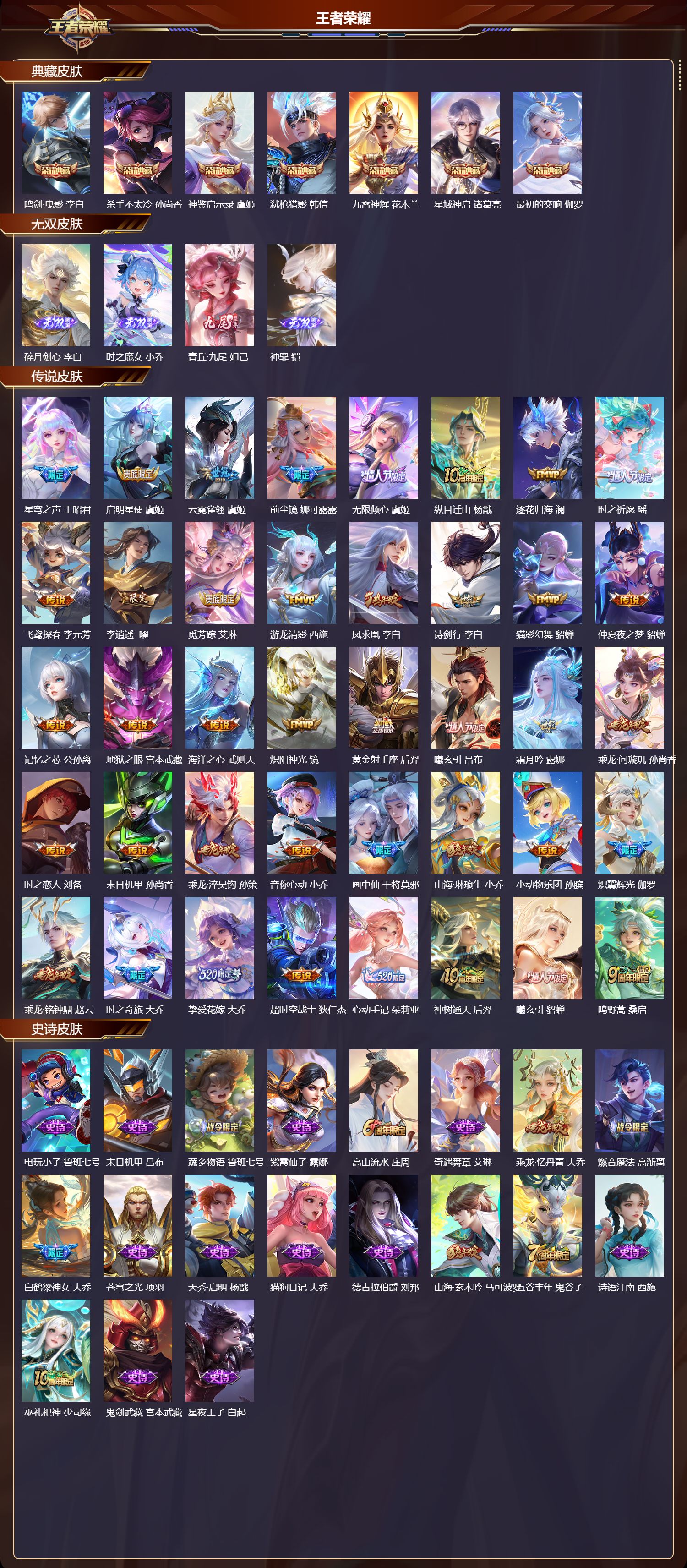 WZCMW3475926王者荣耀账号详情图2