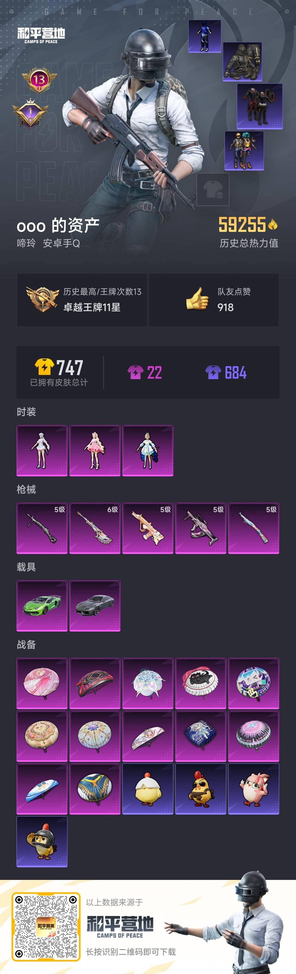 HPSJ3454956和平精英账号详情图3 HPSJ3454956和平精英账号详情图3