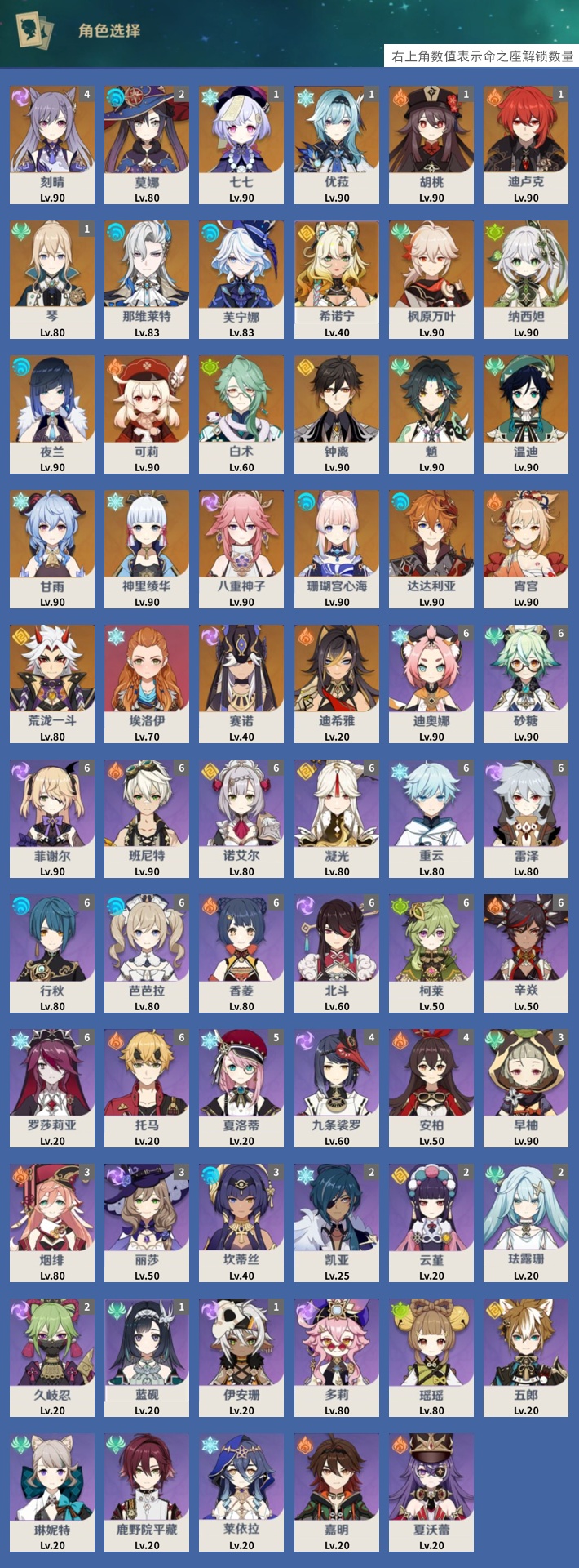 YSMK317064原神账号详情图3