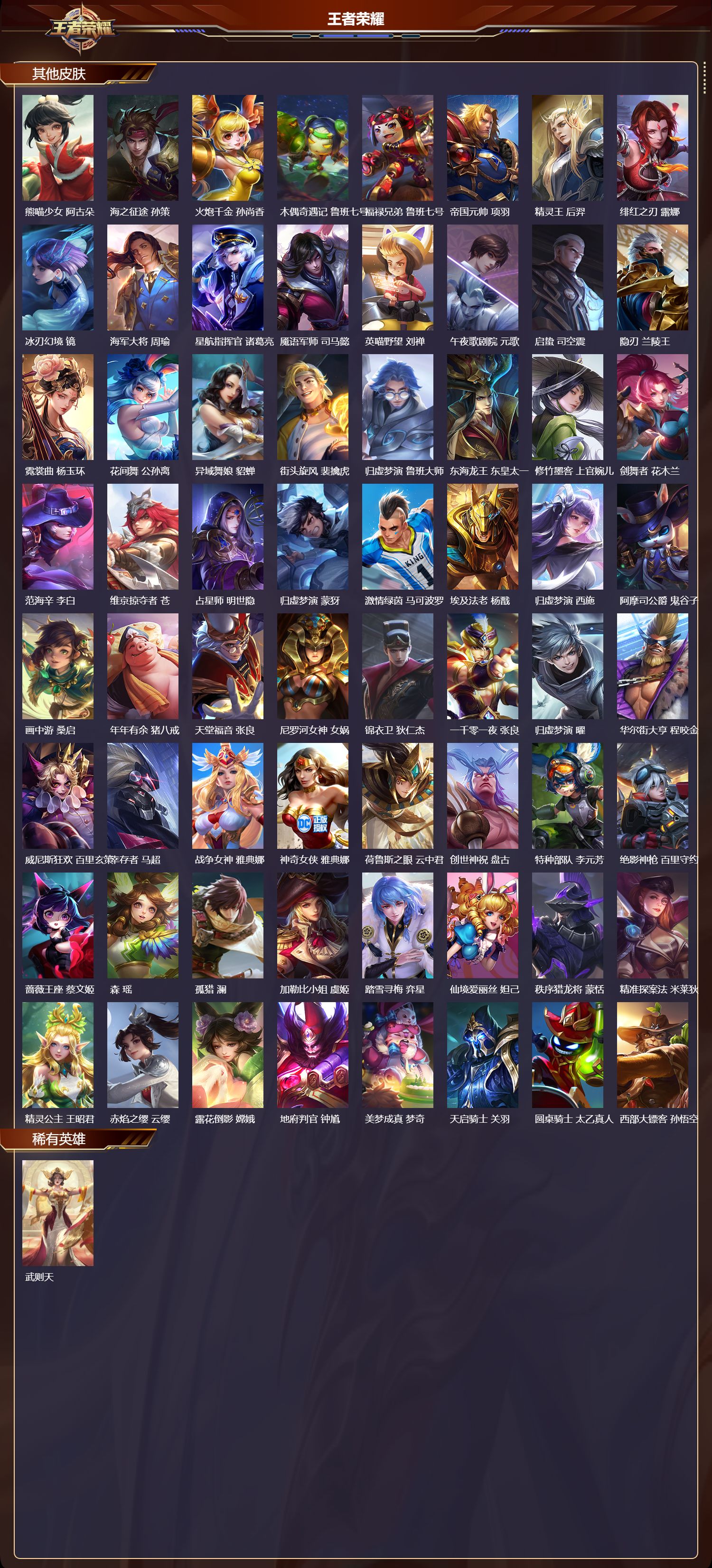 WZQM3476617王者荣耀账号详情图7