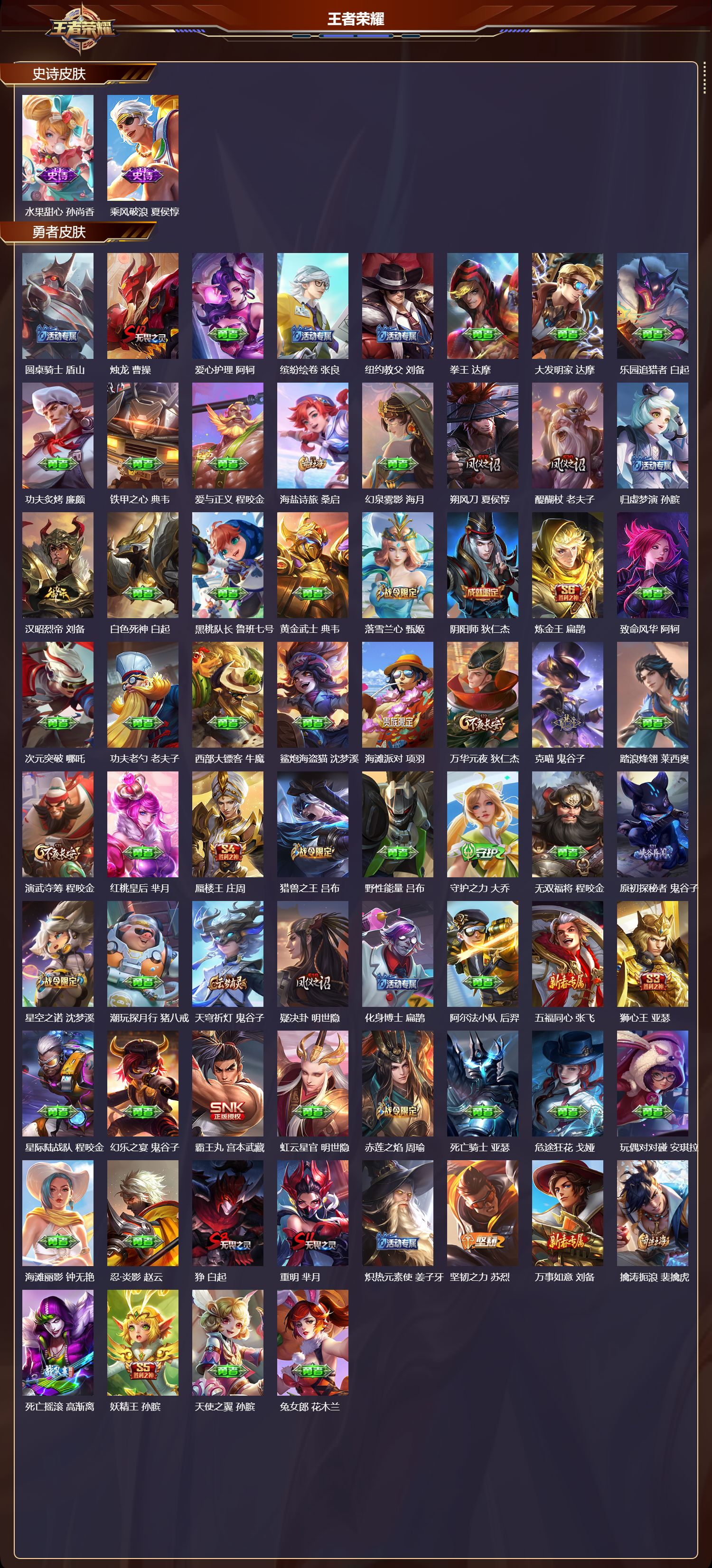 WZQM3476635王者荣耀账号详情图4