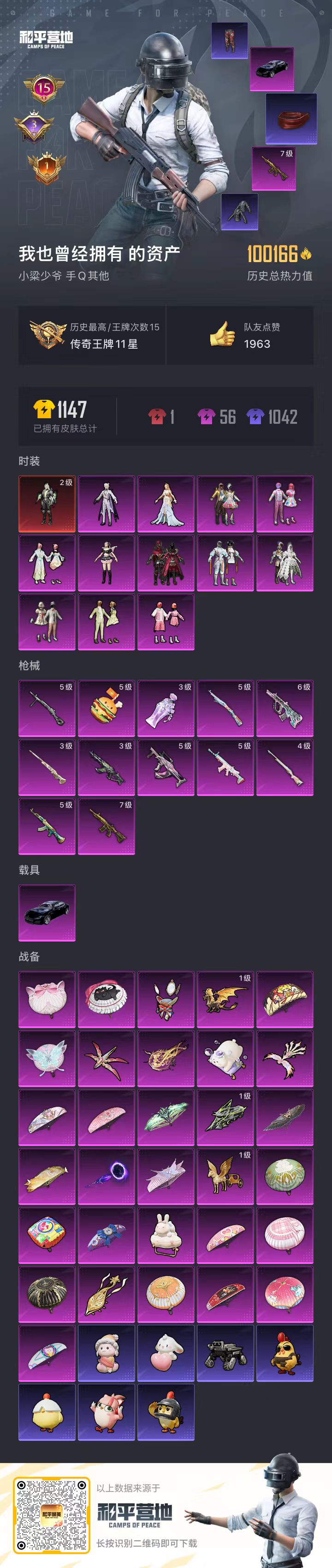 HPSJ3454936和平精英账号详情图4