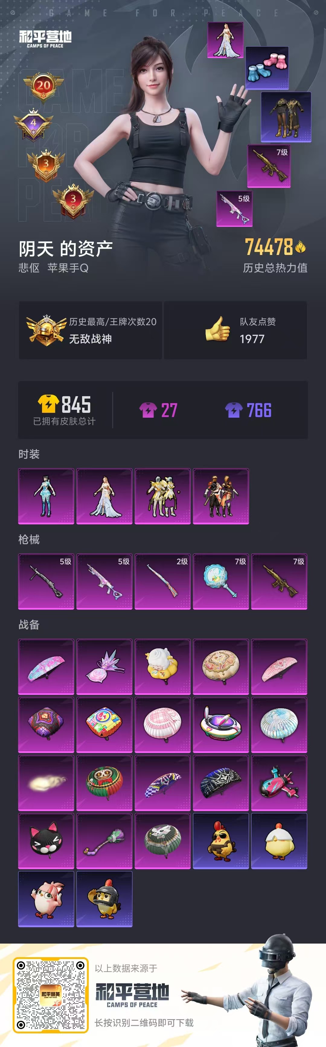 HPSJ3454908和平精英账号详情图3 HPSJ3454908和平精英账号详情图3