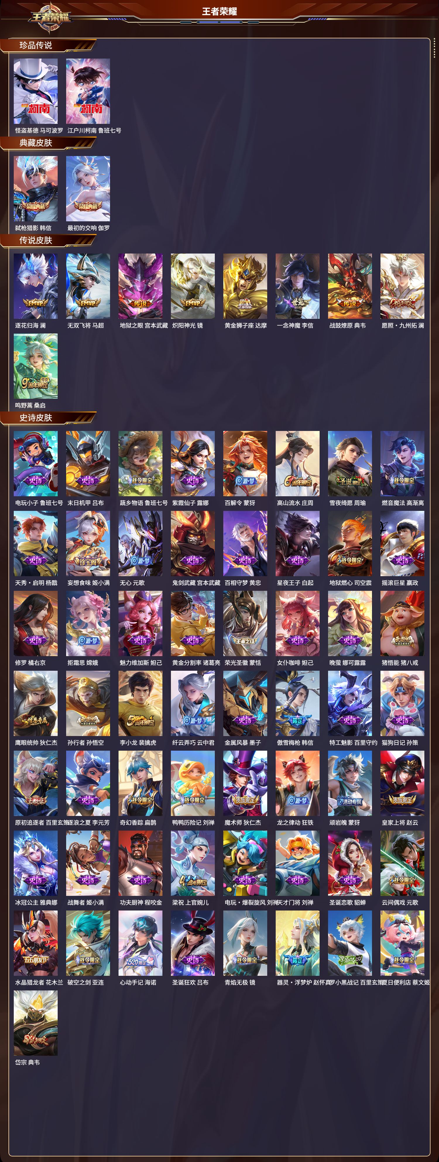 WZCMW416109王者荣耀账号详情图8