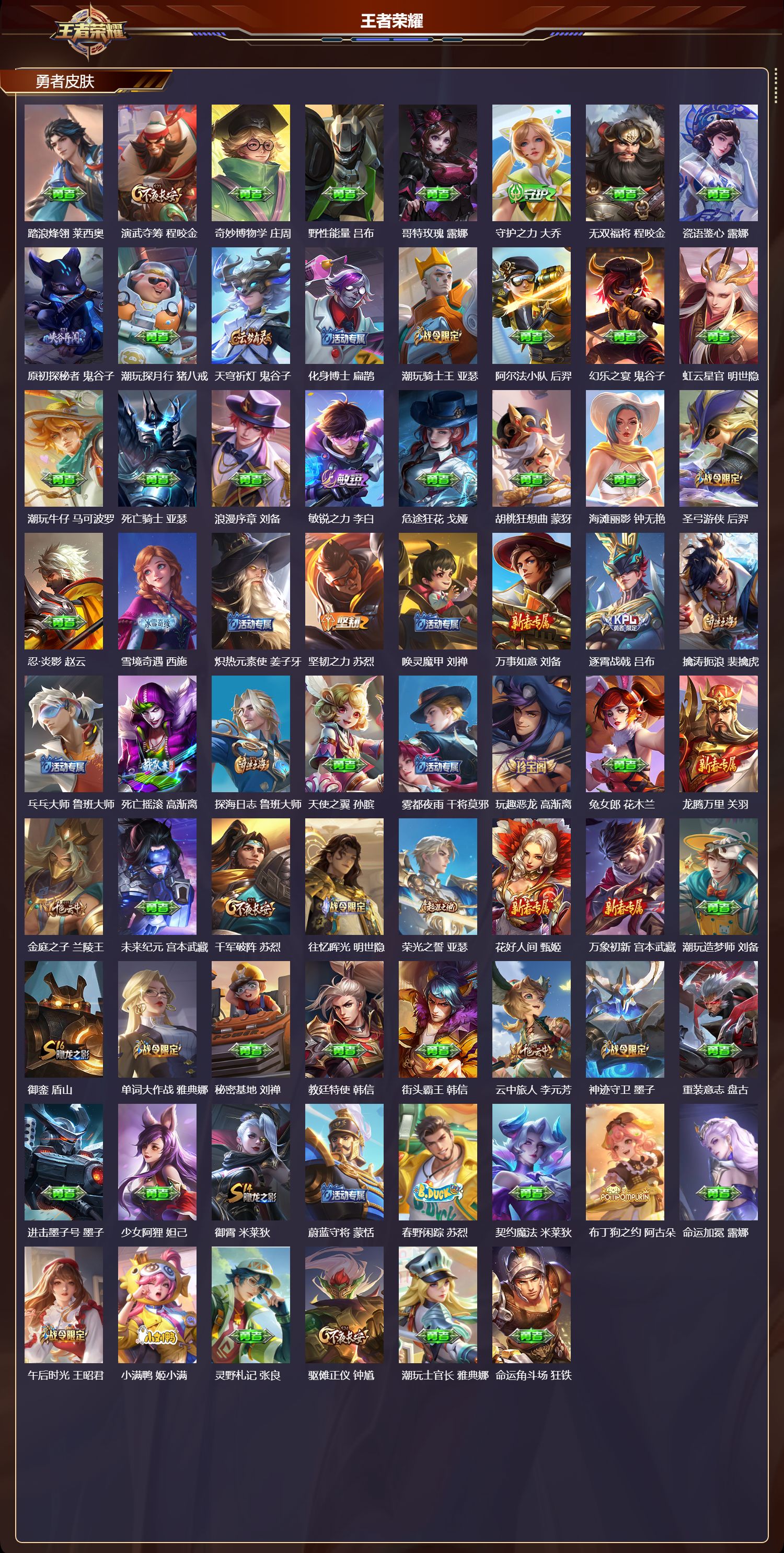 WZMK3476626王者荣耀账号详情图4 WZMK3476626王者荣耀账号详情图4