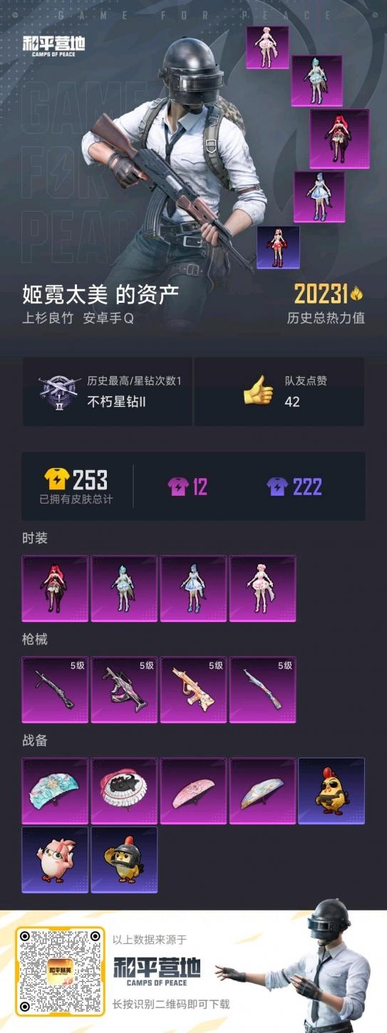 HPSJ3454879和平精英账号详情图3