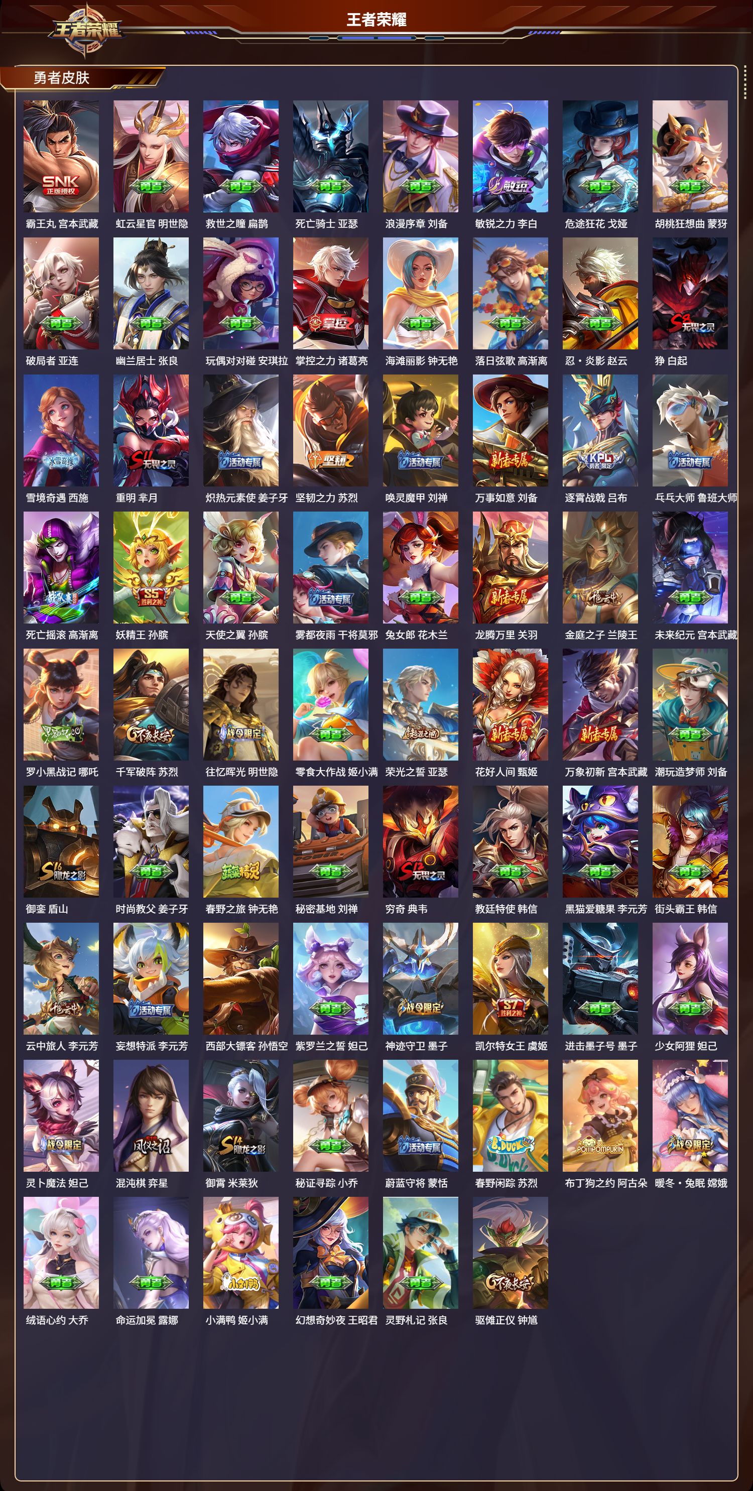 WZCMW416127王者荣耀账号详情图9