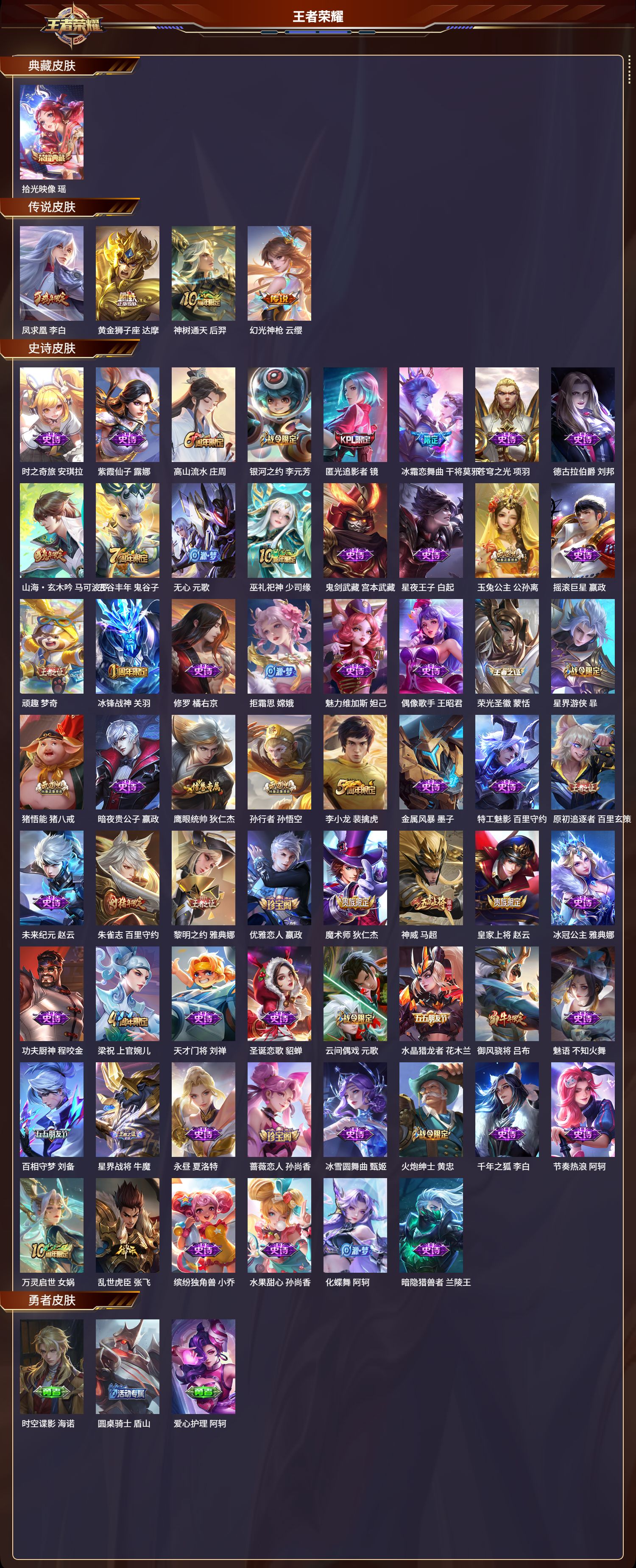 WZCMW416170王者荣耀账号详情图7