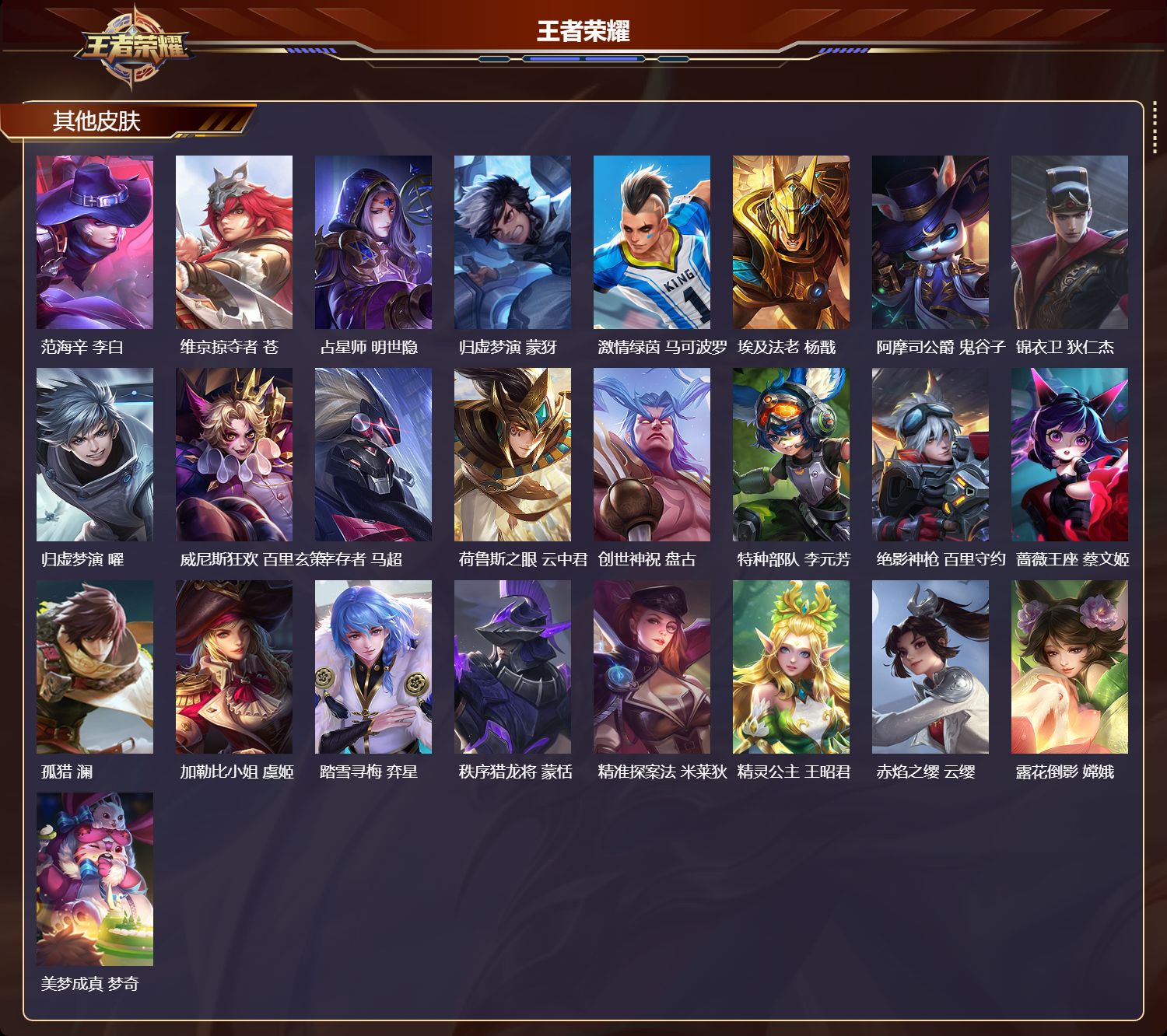 WZMK3479158王者荣耀账号详情图5