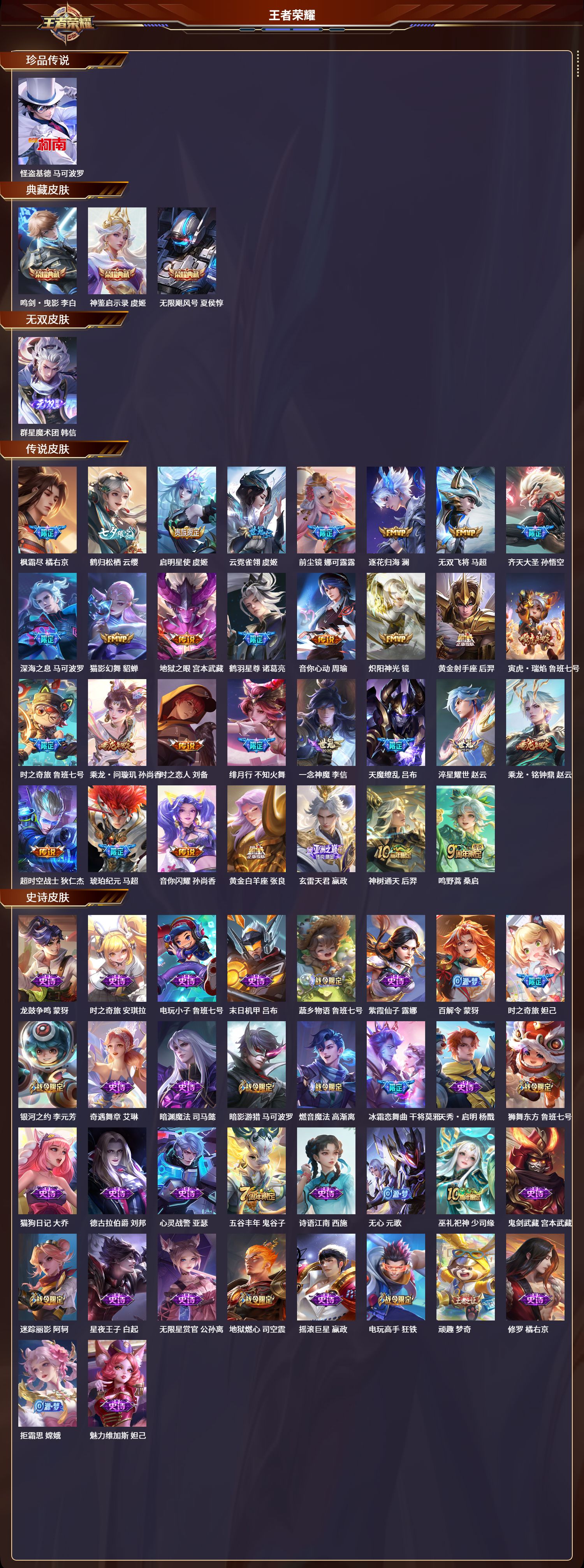 WZCMW3478061王者荣耀账号详情图3