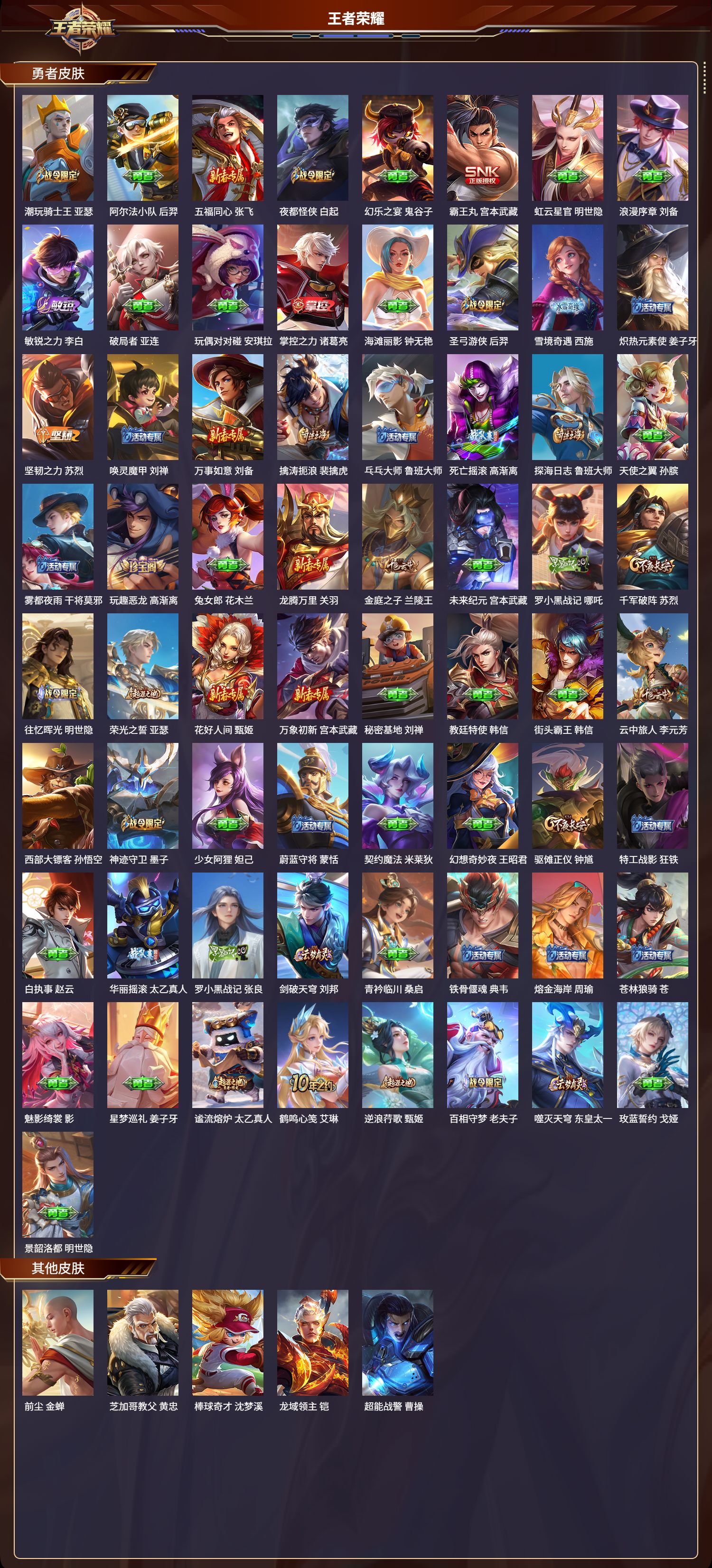 WZCMW416139王者荣耀账号详情图8 WZCMW416139王者荣耀账号详情图8