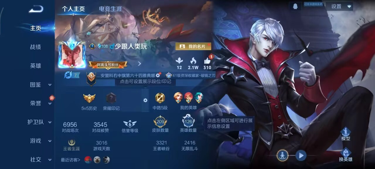 WZCMW416175王者荣耀账号详情图2