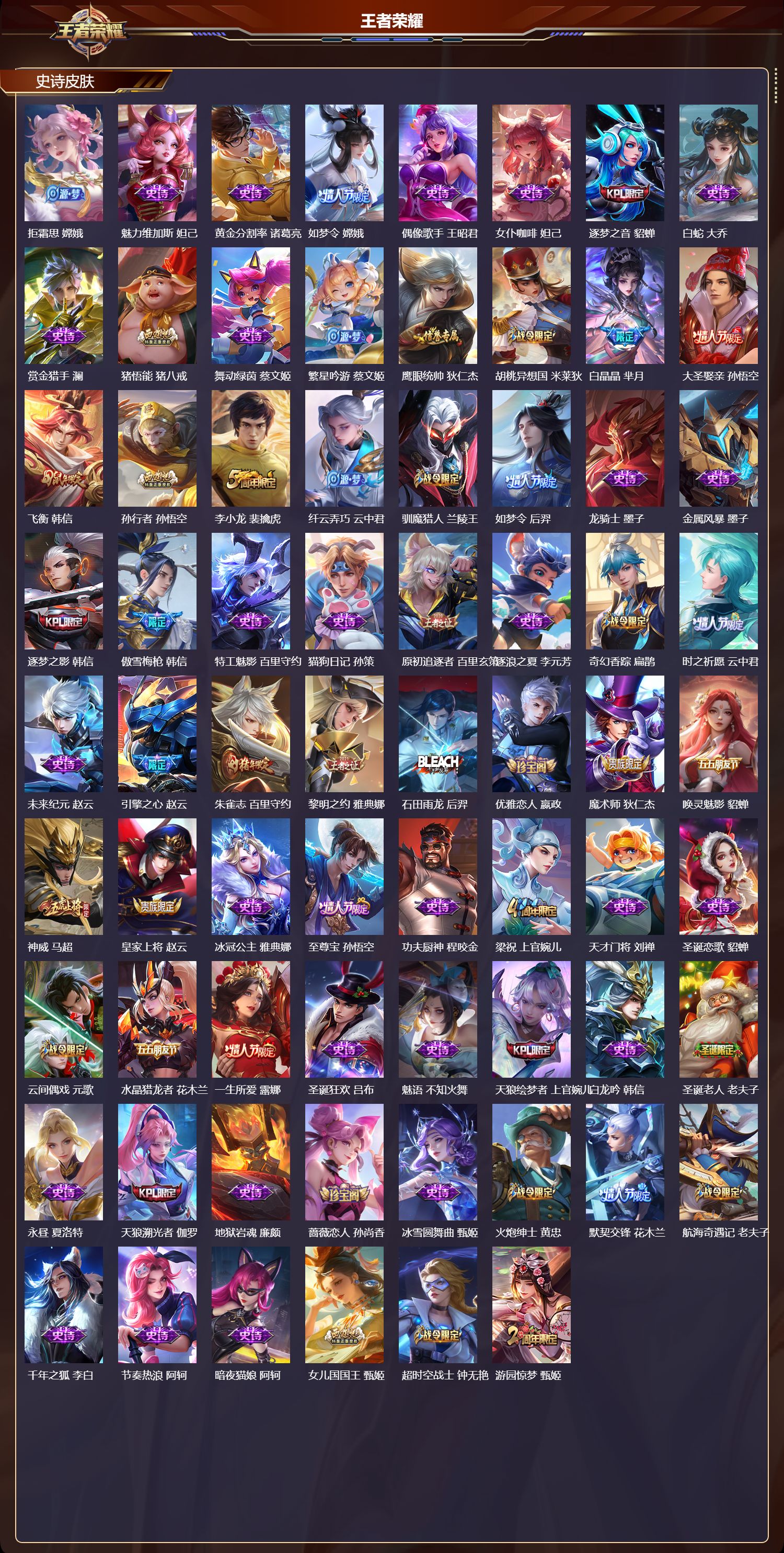 WZQM3479168王者荣耀账号详情图4