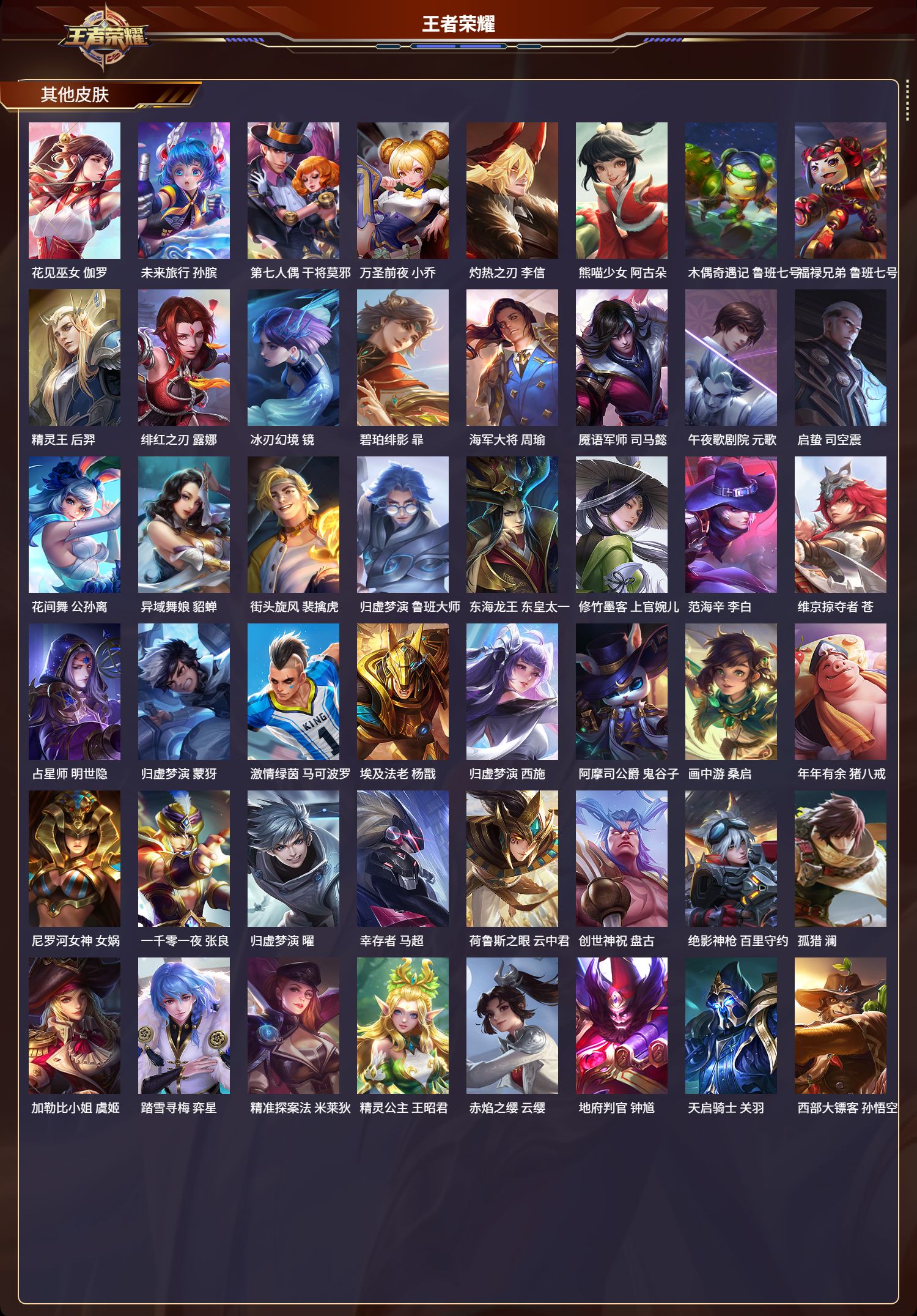 WZCMW416160王者荣耀账号详情图10