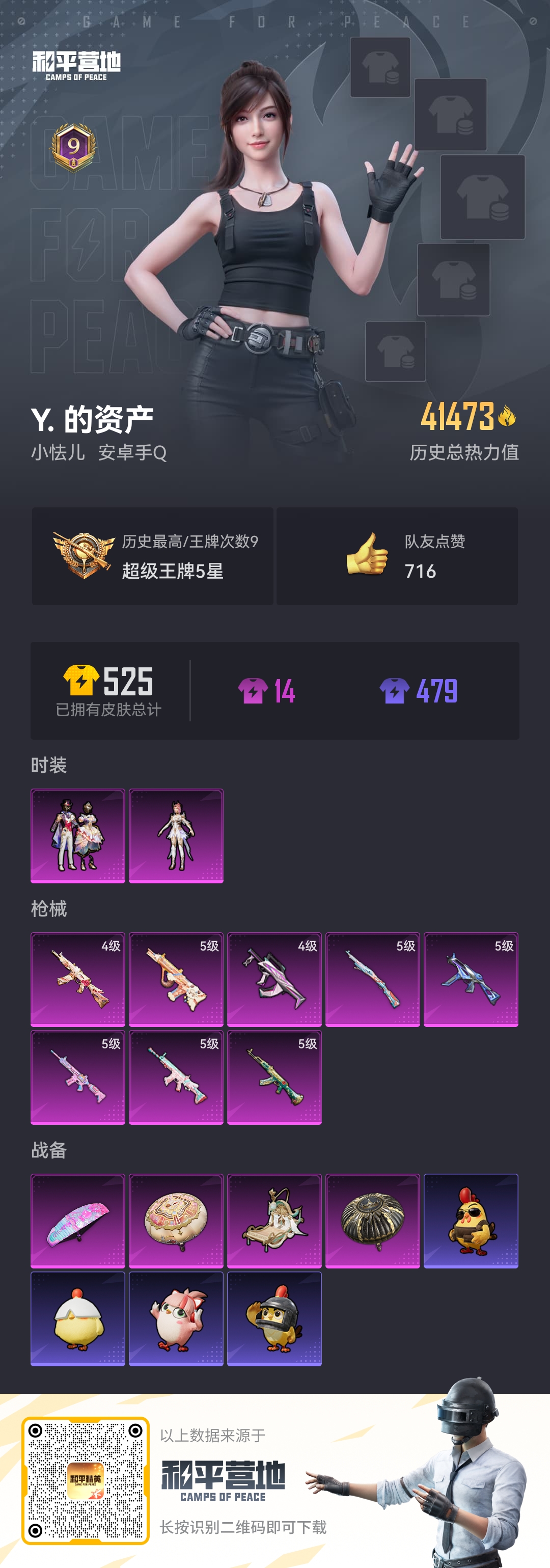 HPCMW414589和平精英账号详情图2 HPCMW414589和平精英账号详情图2