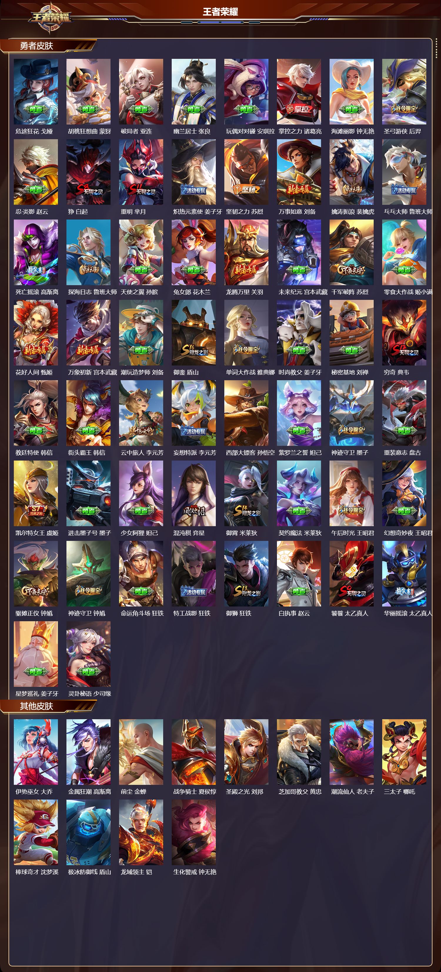 WZQM3479165王者荣耀账号详情图6