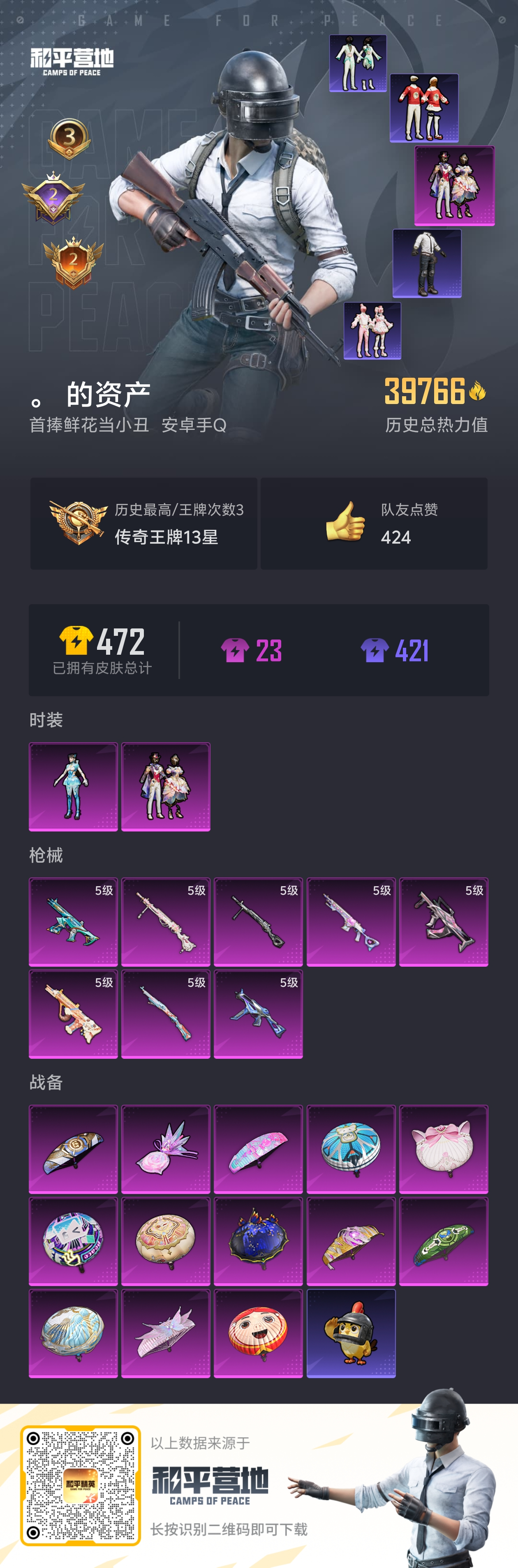 HPSJ3452713和平精英账号详情图4 HPSJ3452713和平精英账号详情图4