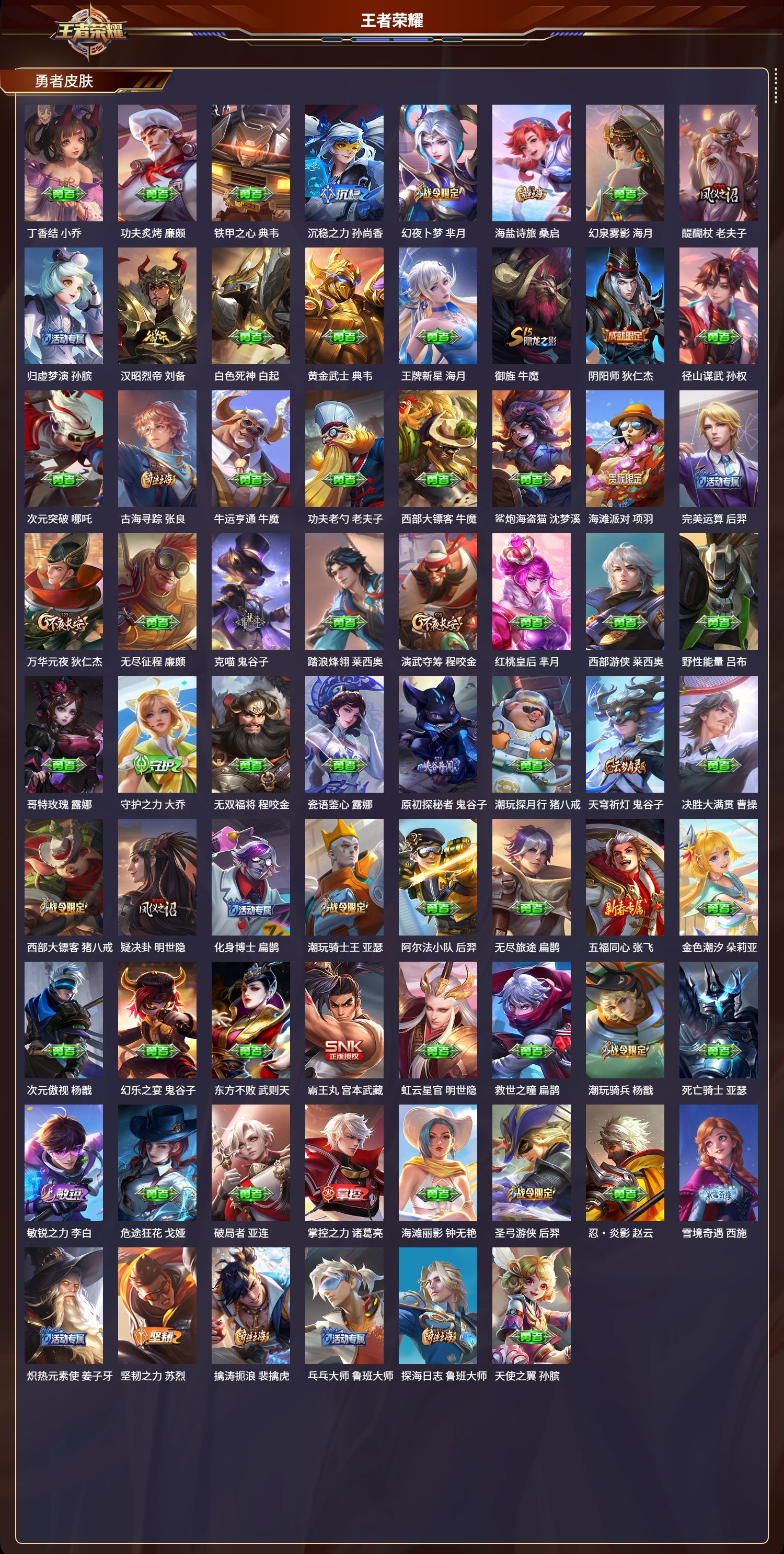 WZCMW416160王者荣耀账号详情图8