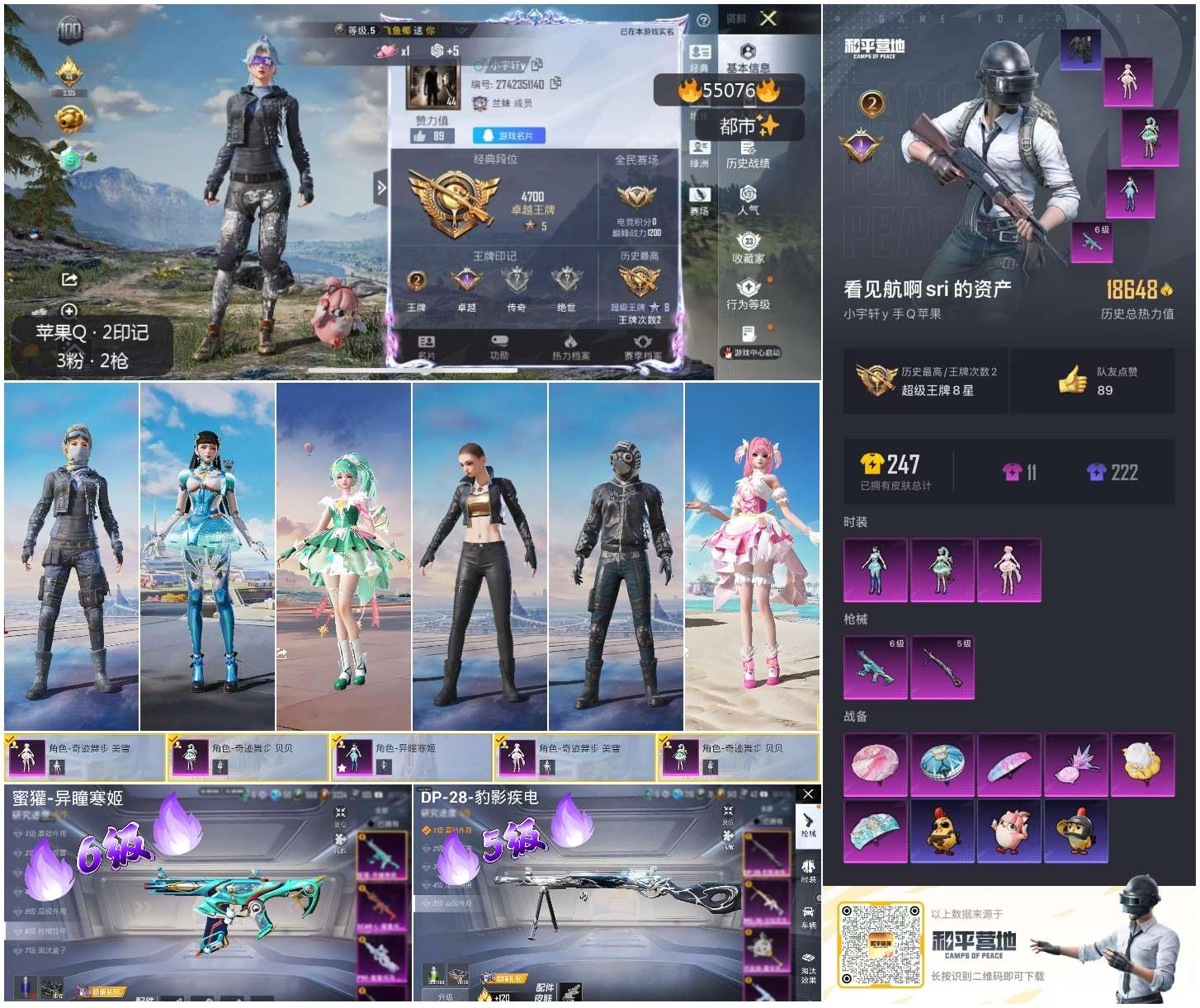 HPSJ3452683和平精英账号详情图2