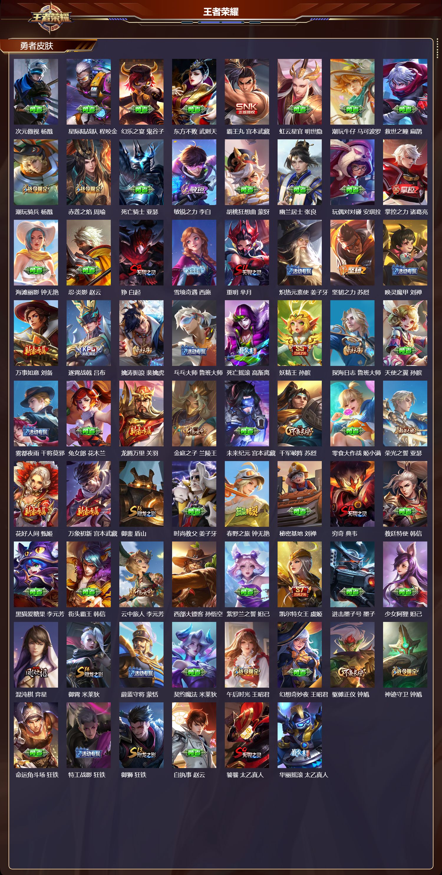 WZQM3479162王者荣耀账号详情图6